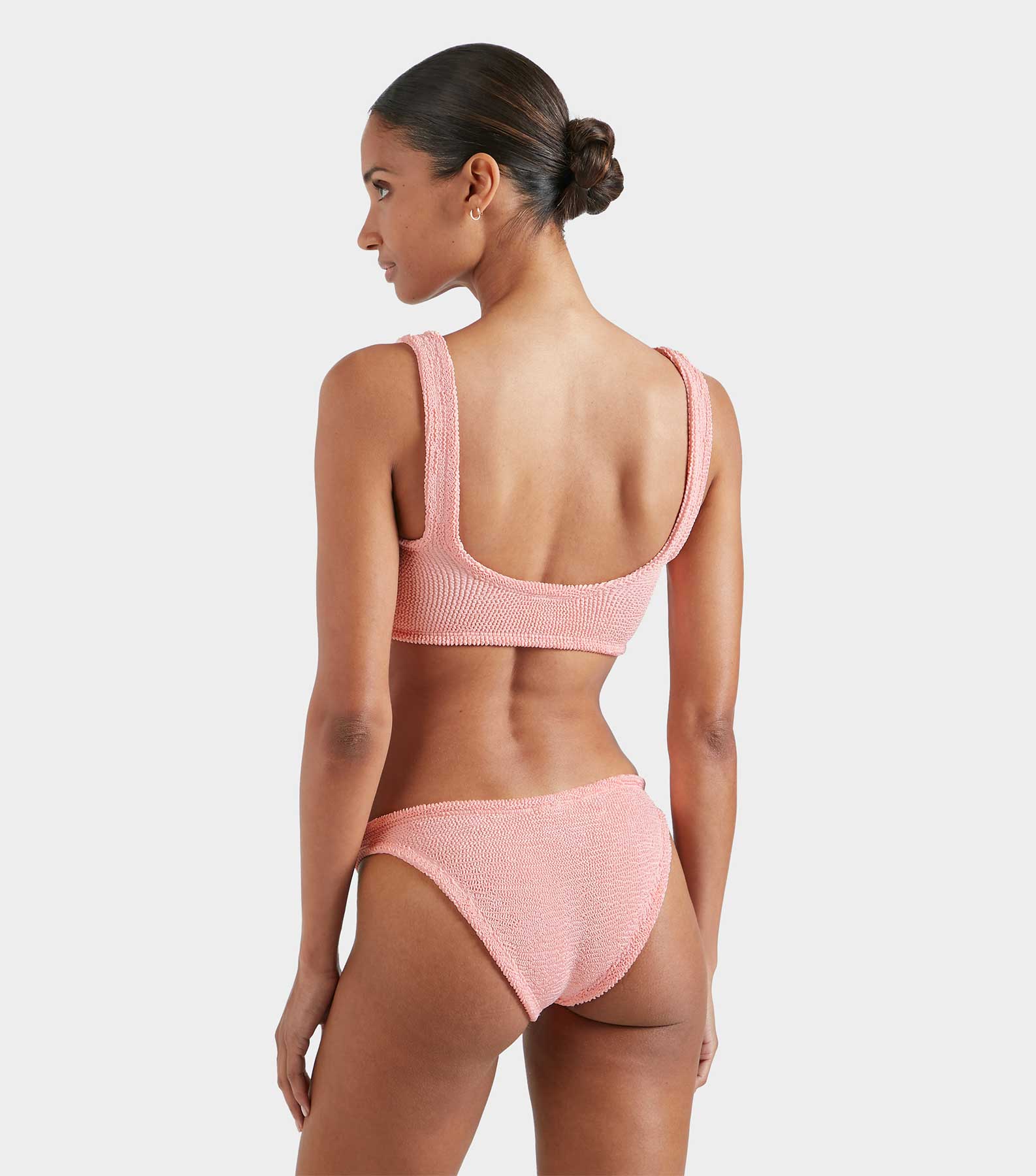 Julia Bikini With Pearly Hoop - Peach
