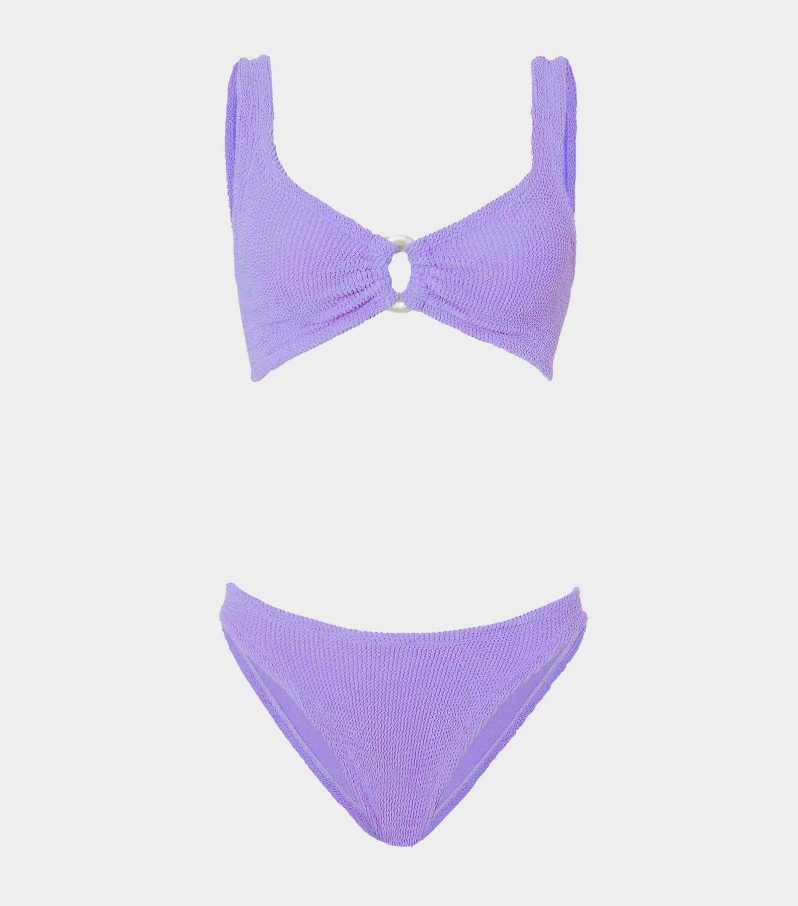 Julia Bikini With Pearly Hoop - Lilac
