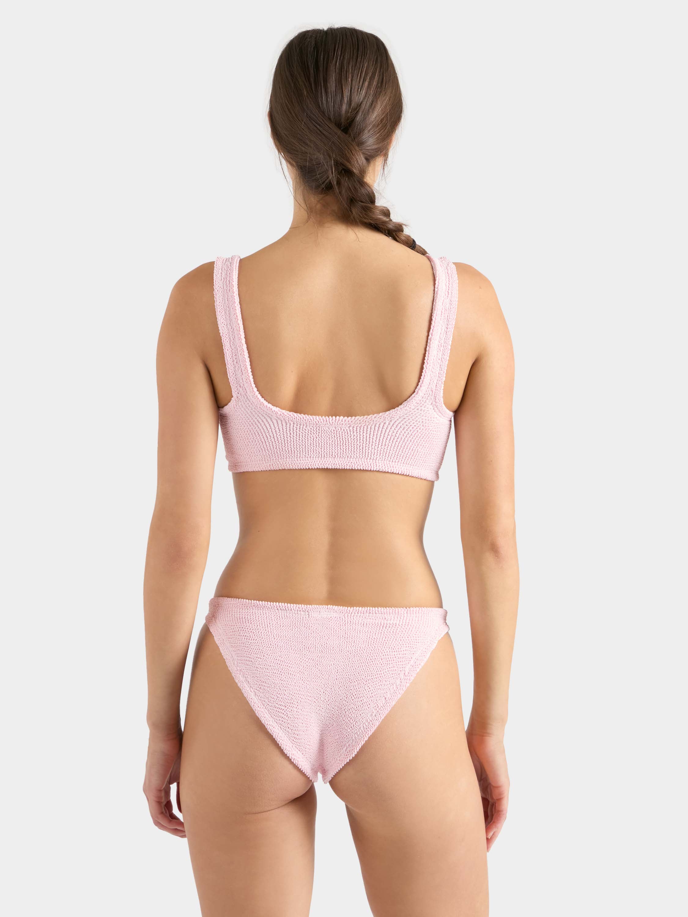 Julia With Gold Hoop Bikini - Ballet Pink