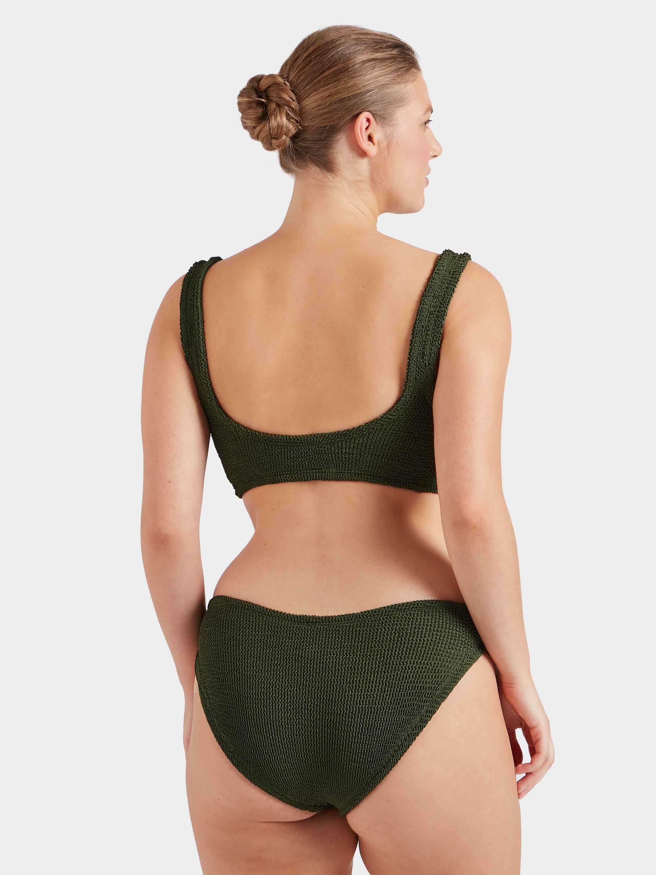 Juno Bikini - Metallic Khaki