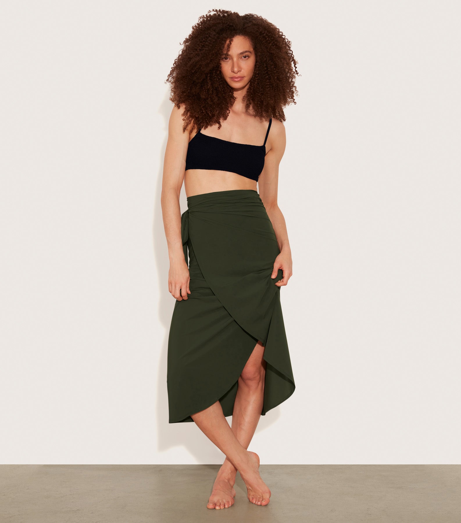 Long UPF 50+ Sarong - Khaki