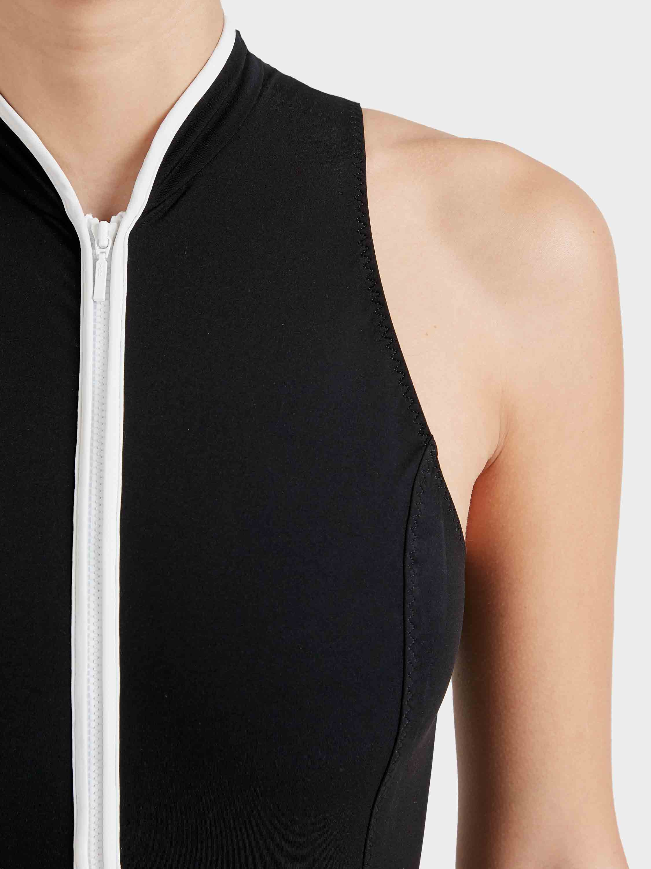 Katya UPF 50+ Swim - Black/White