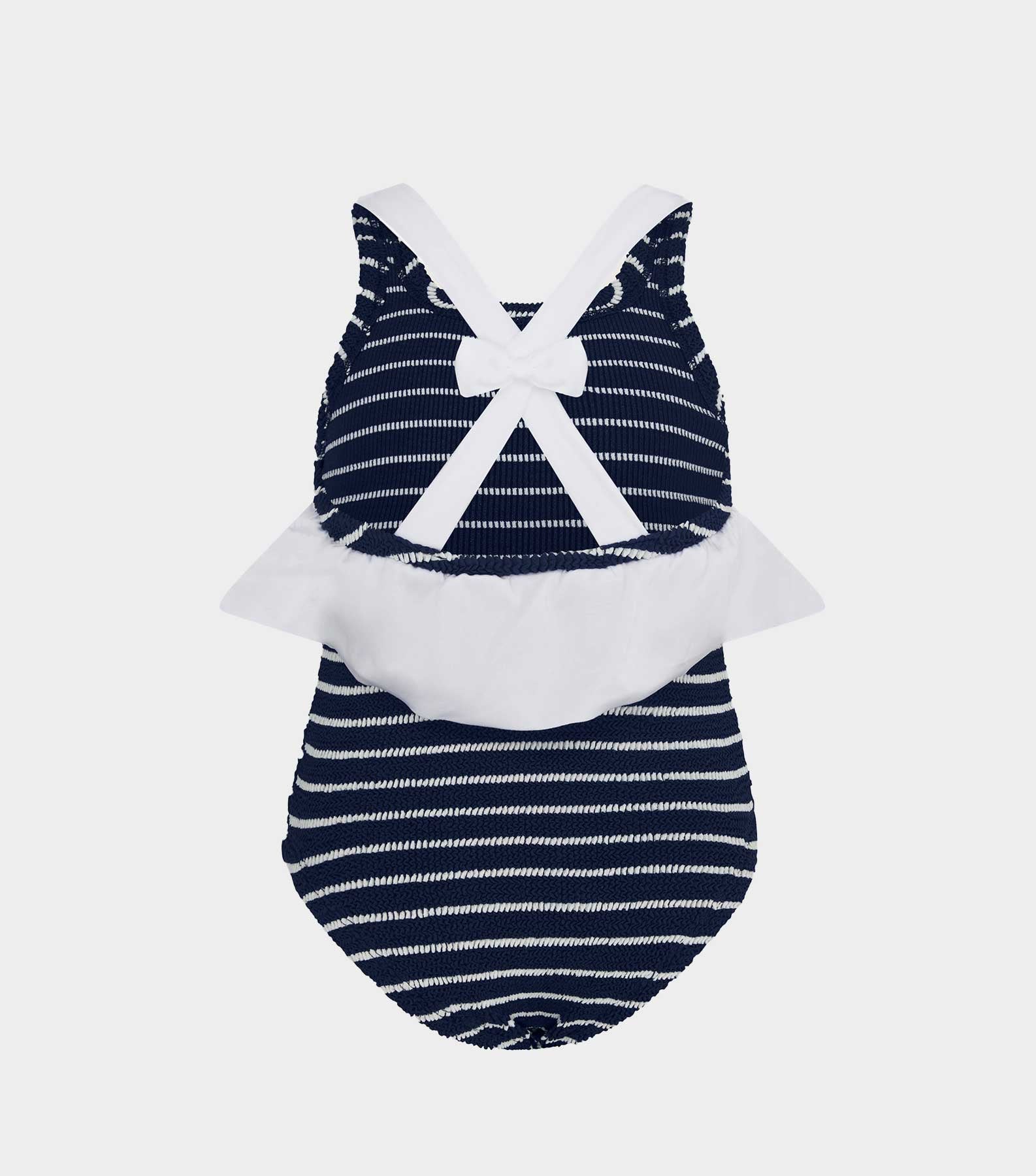 Kids Lara Swim (Ages 3 to 6) - Navy/White Stripe