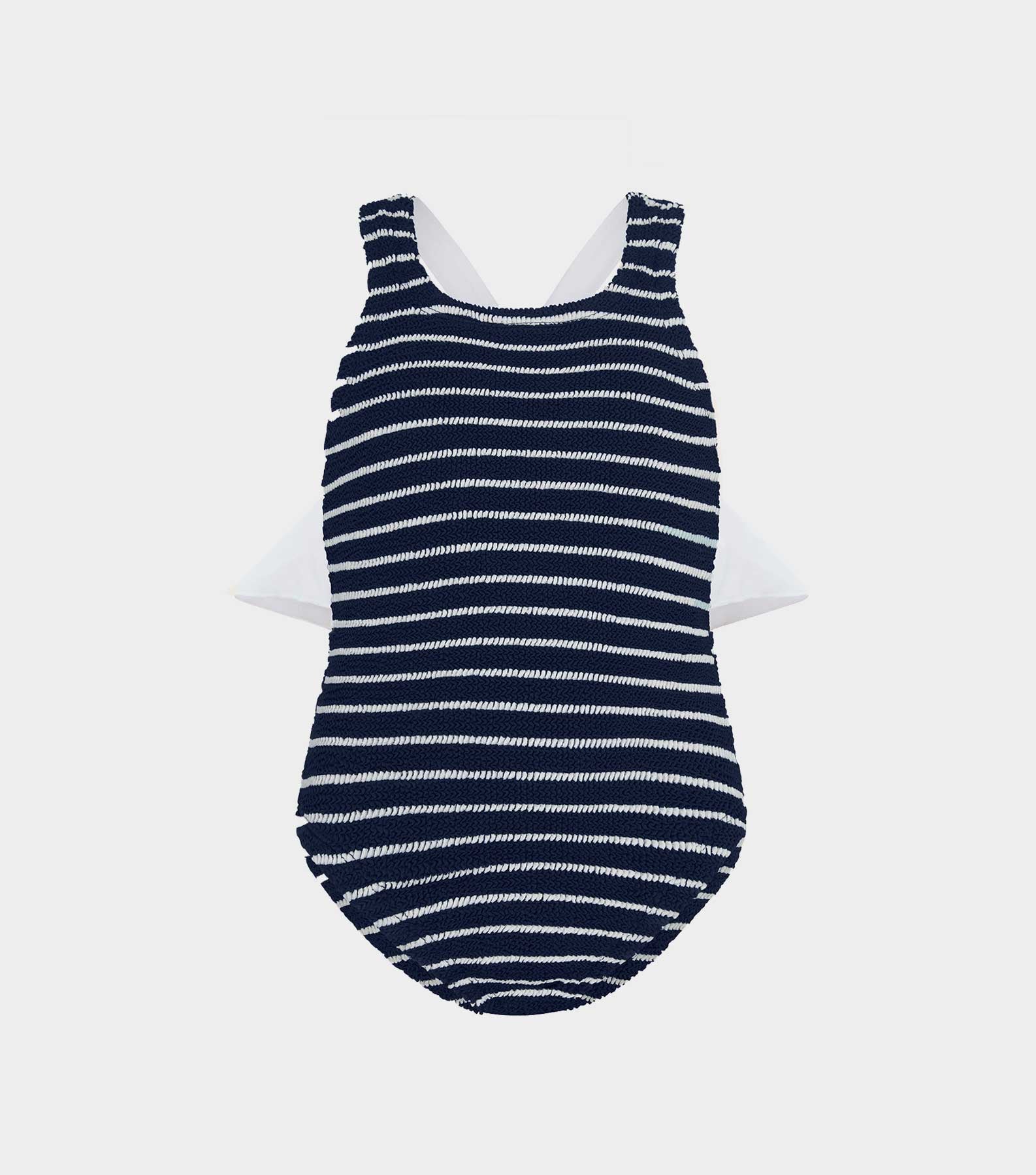 Kids Lara Swim (Ages 3 to 6) - Navy/White Stripe