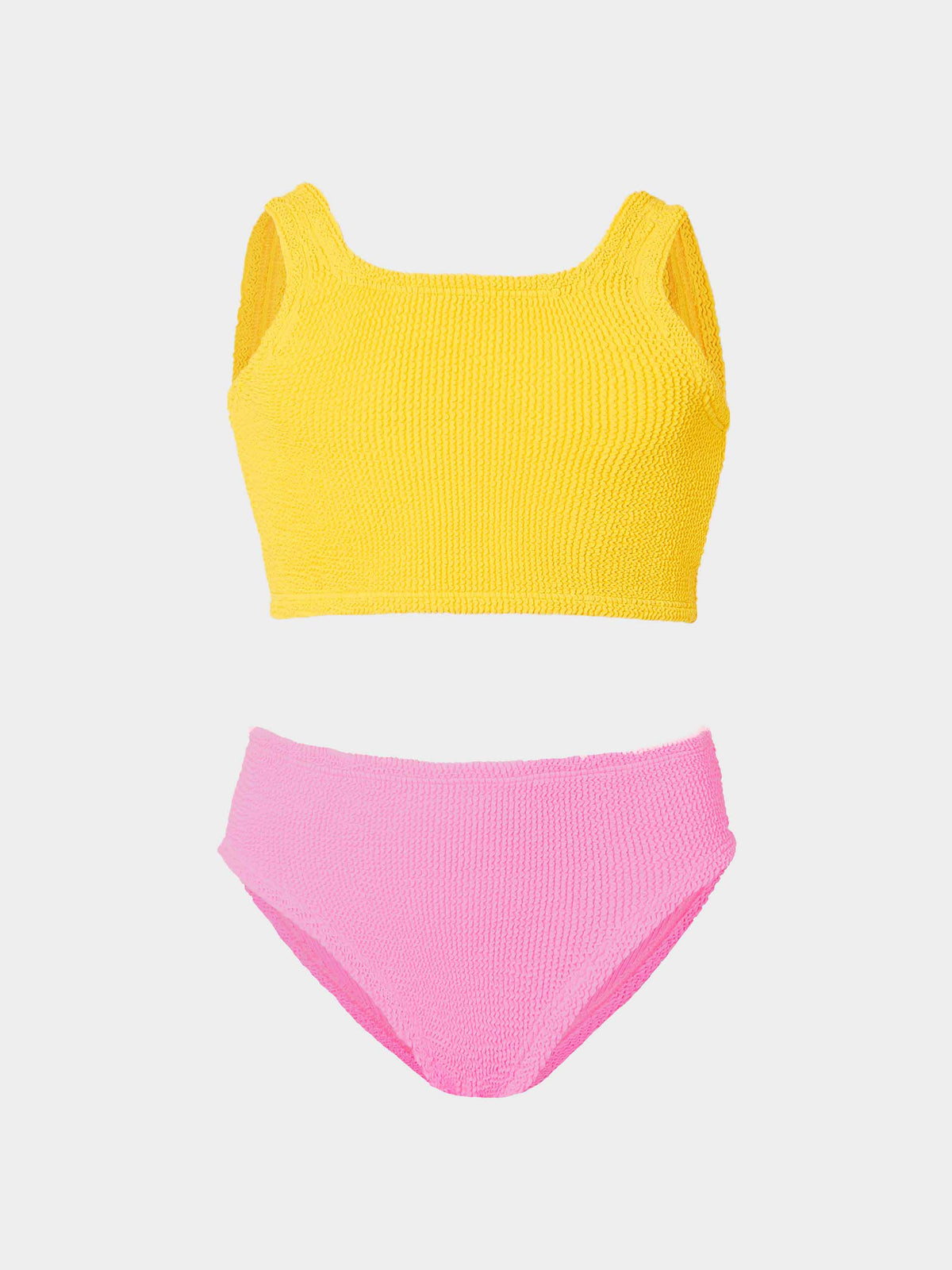 Kids Duo Lyra Bikini (Ages 7 to 12) - Sunflower/Bubblegum