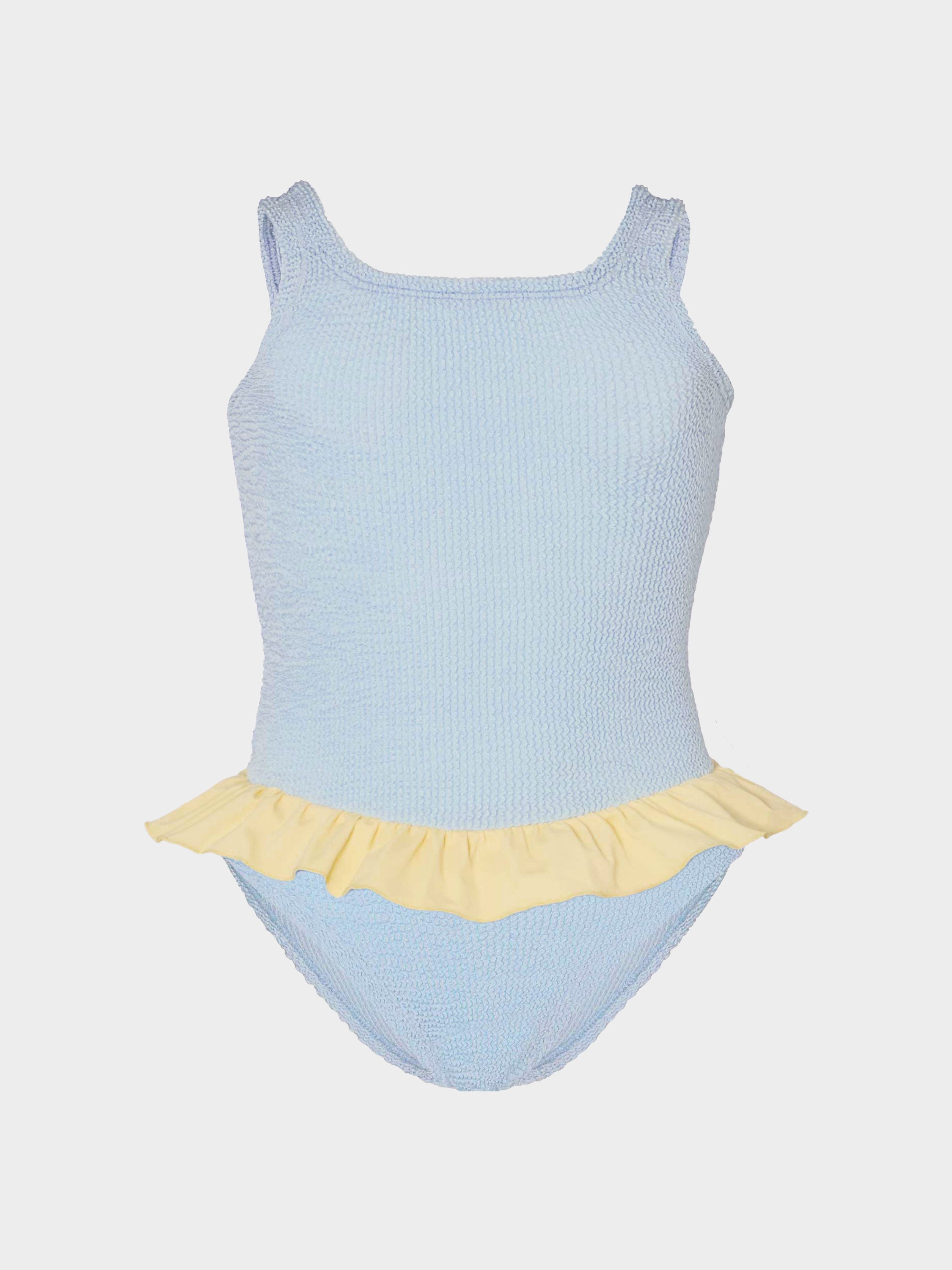 Kids Duo Denise Swim (Ages 7 To 12) - Metallic Ice Blue/Butter