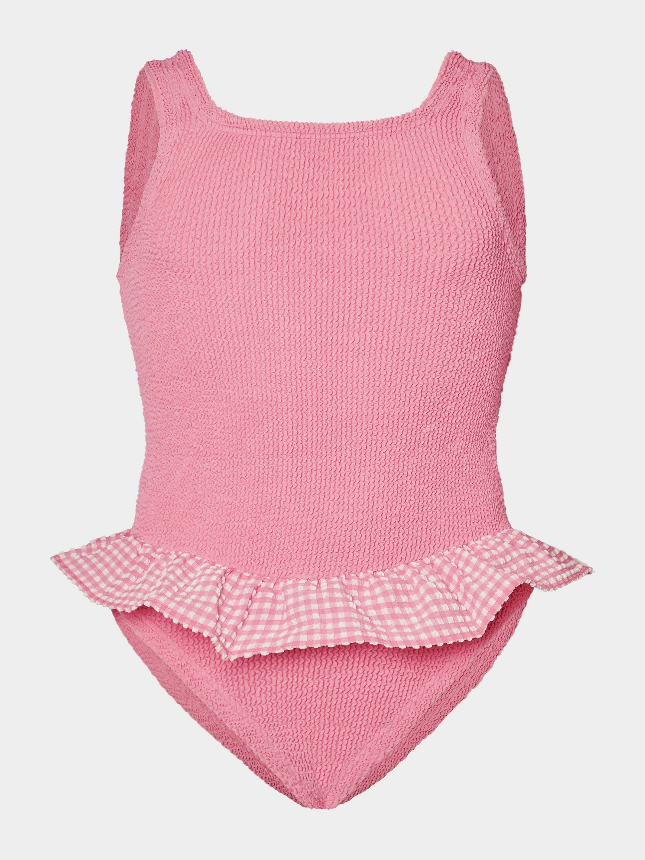 Kids Duo Denise Swim (Ages 7 to 12) - Milkshake Gingham