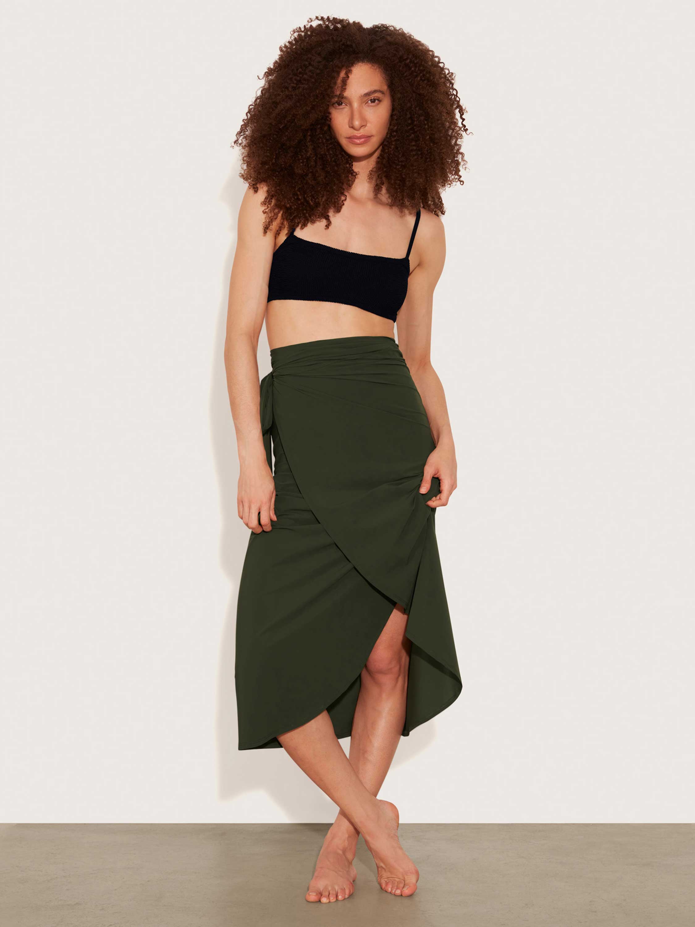 Long UPF 50+ Sarong - Khaki