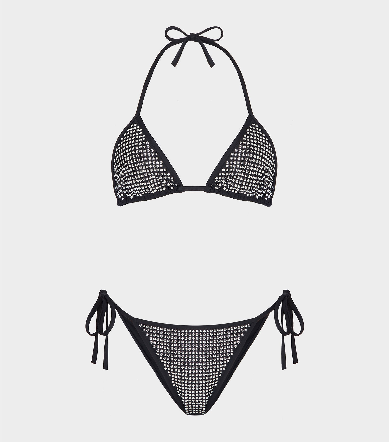 Monica Lava Bikini - Black/Silver