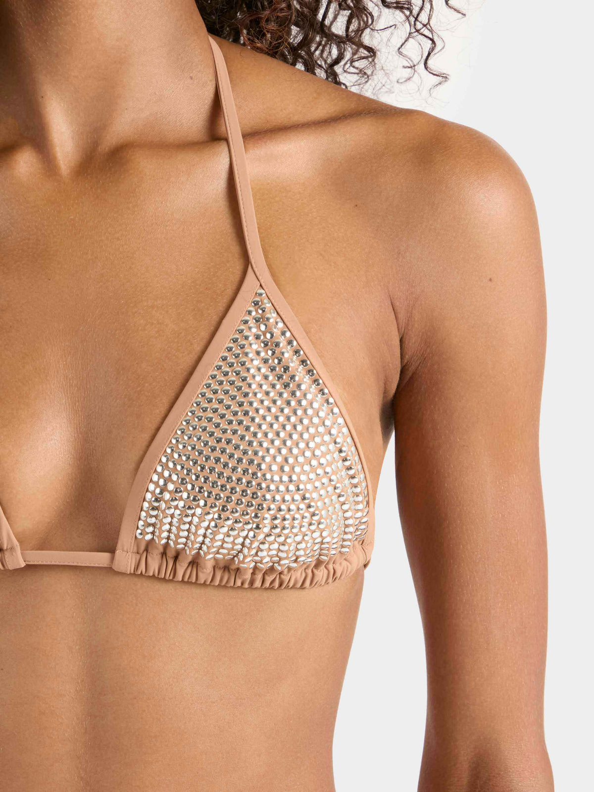 Monica Bikini - Metallic Cocoa/Silver