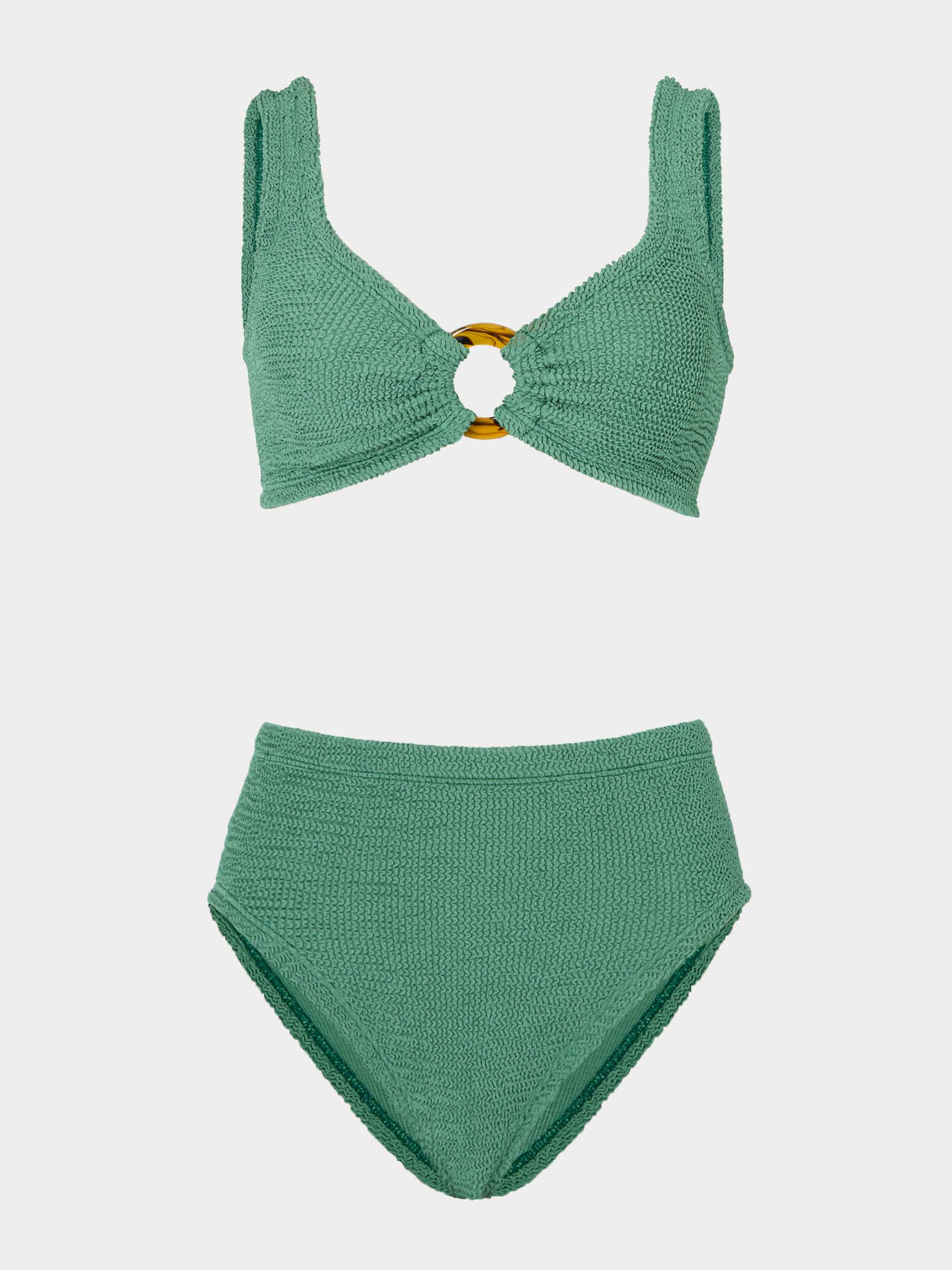 Nadine Bikini - Metallic Jade