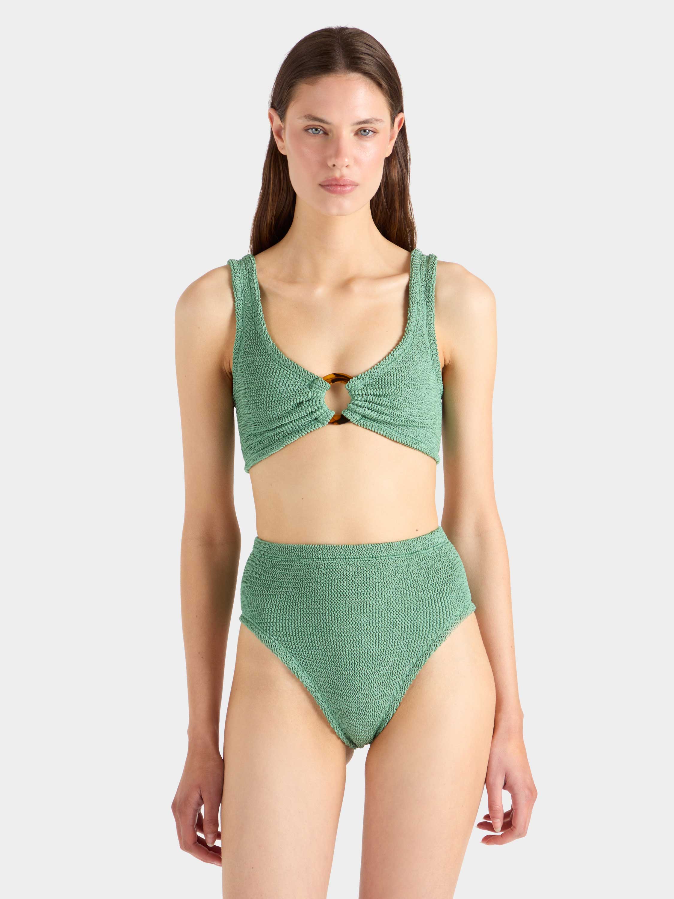 Nadine Bikini - Metallic Jade