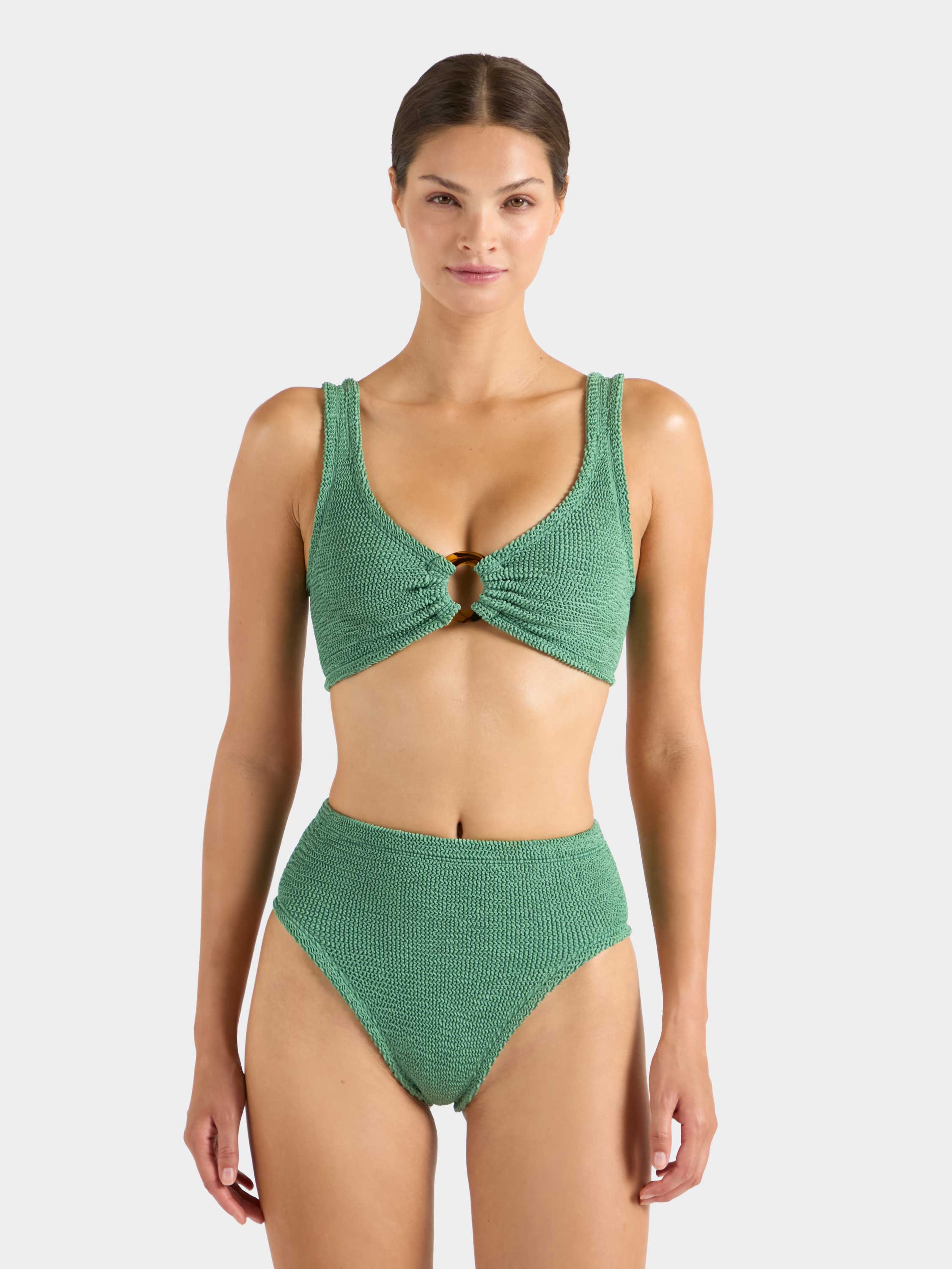 Nadine Bikini - Metallic Jade