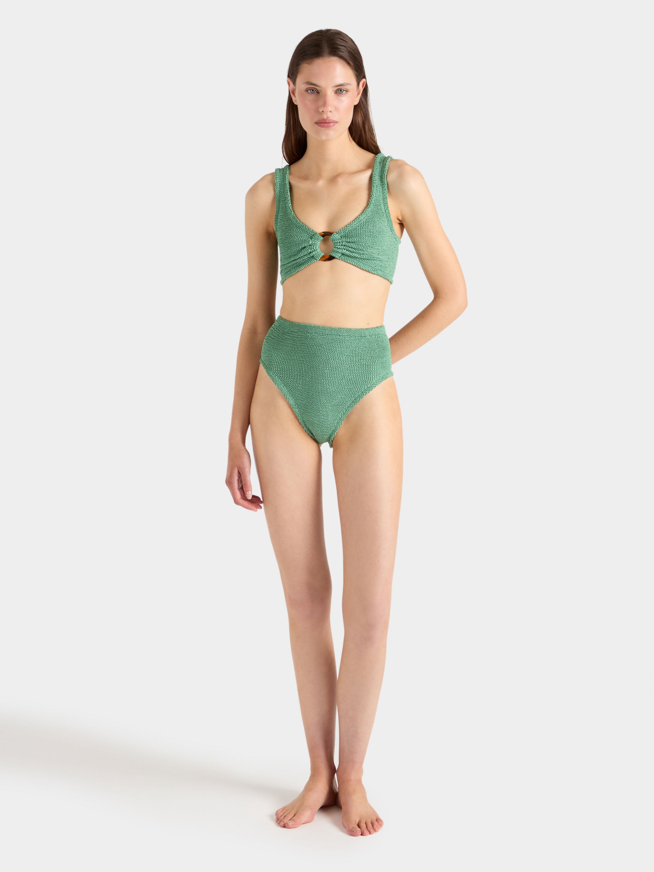 Nadine Bikini - Metallic Jade
