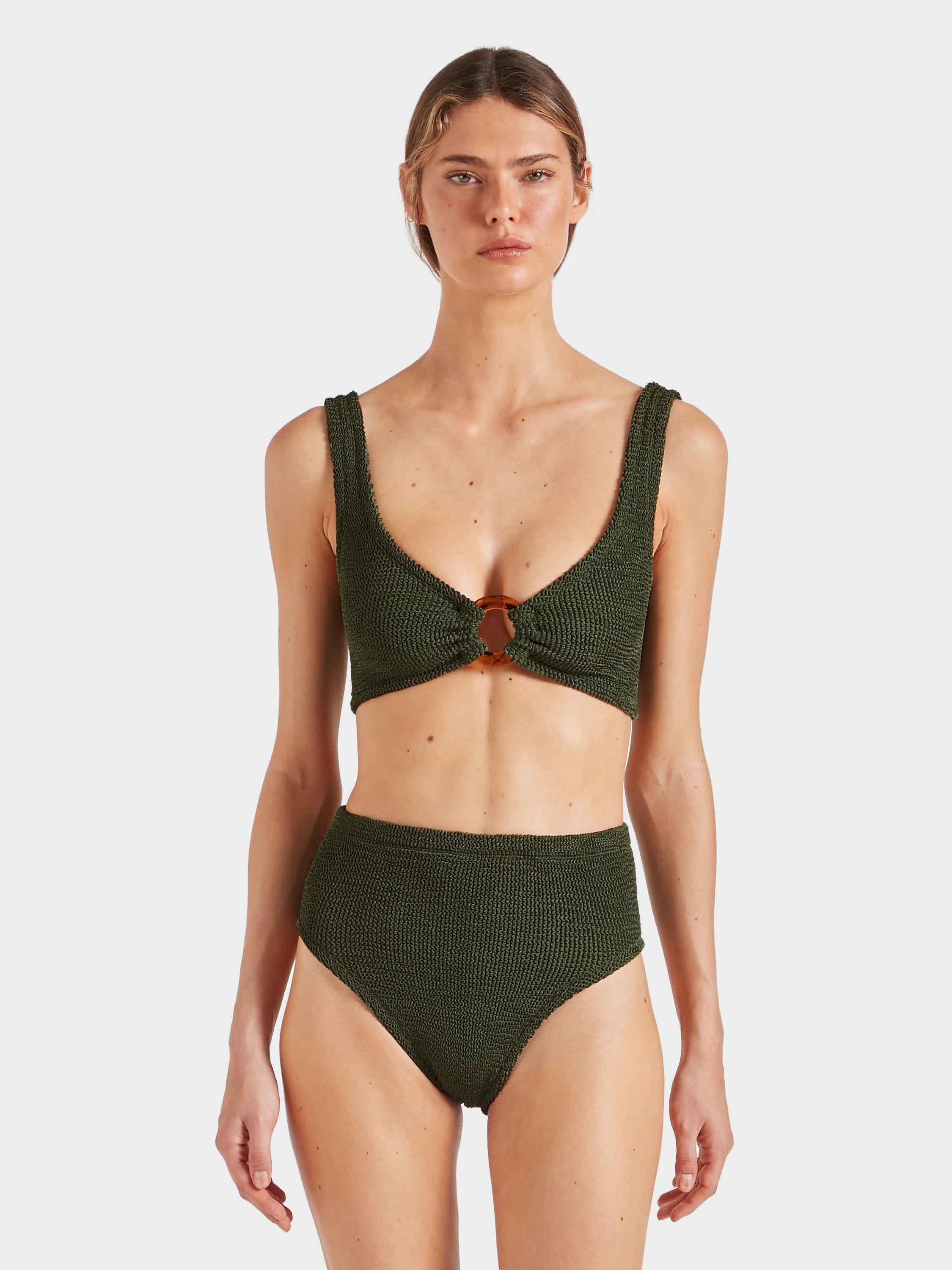 Nadine Bikini - Metallic Khaki