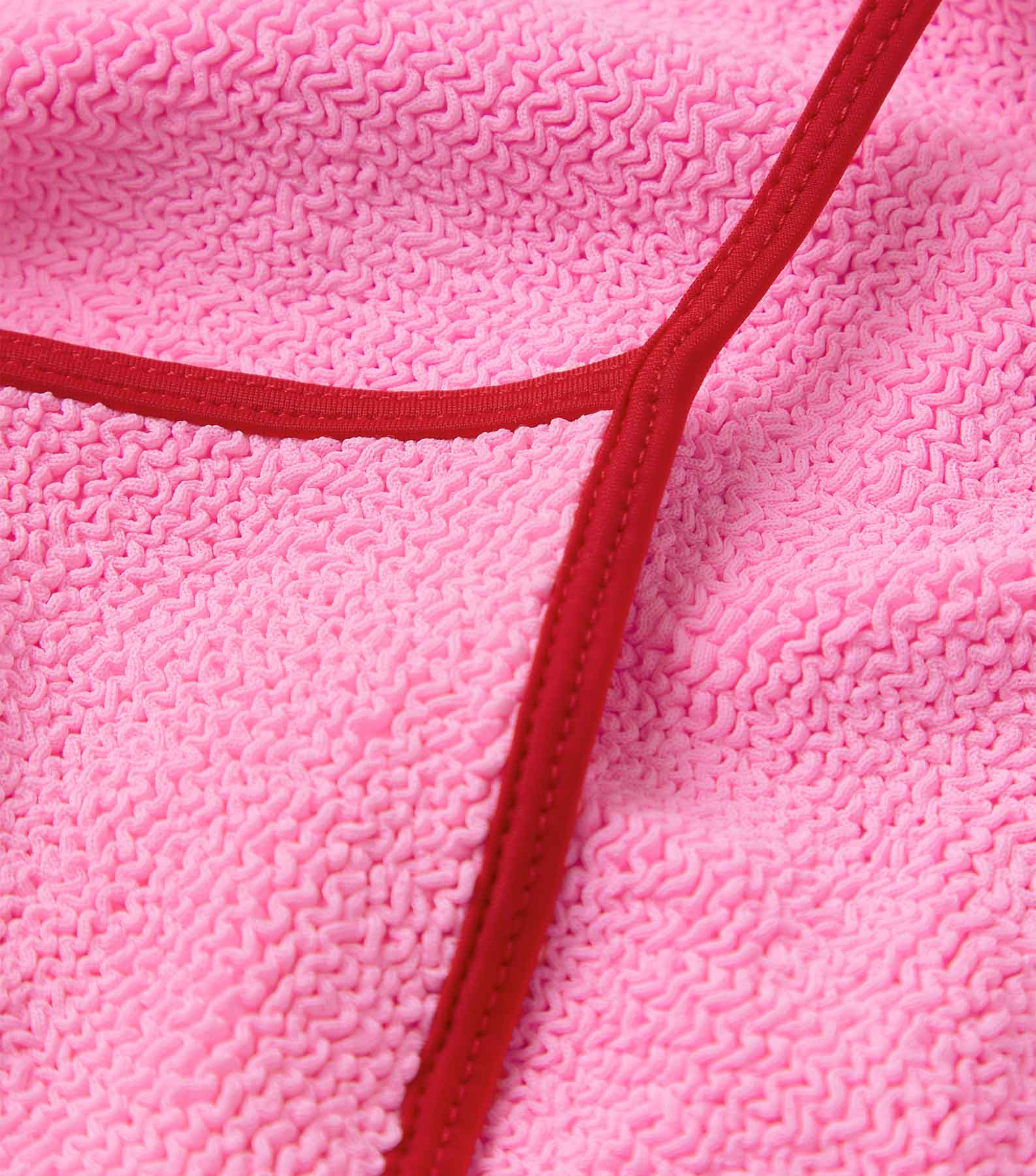 Pamela Swim Contrast - Bubblegum/Red