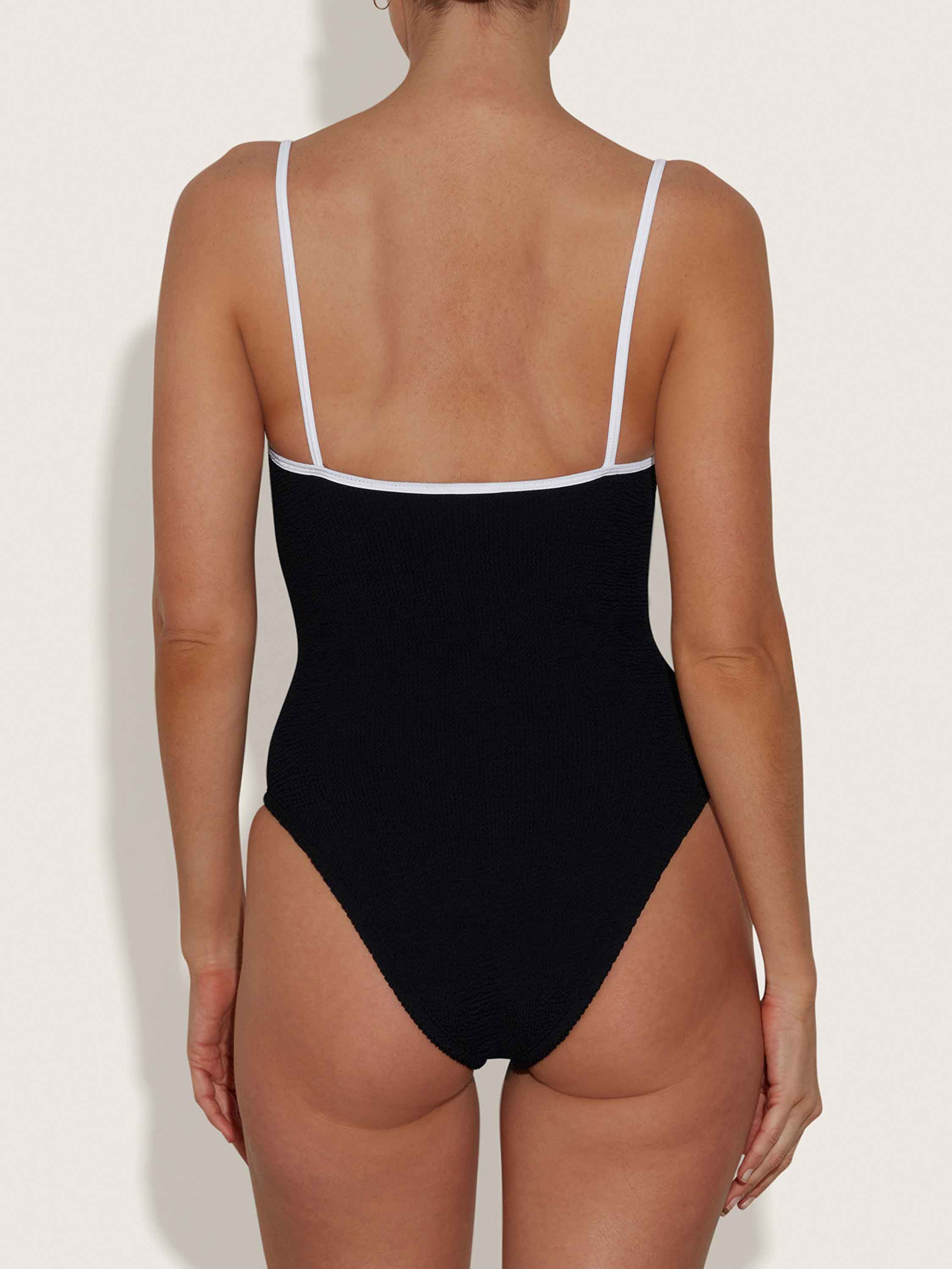 Pamela Swim Contrast - Black/White