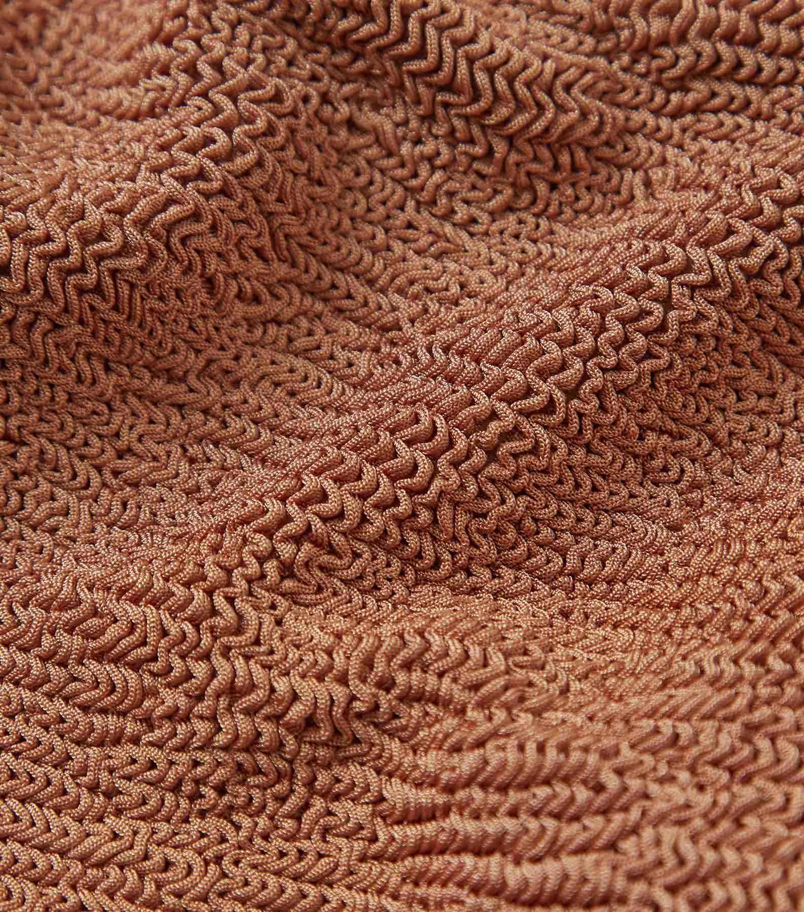 Jean Bikini Top - Metallic Cocoa