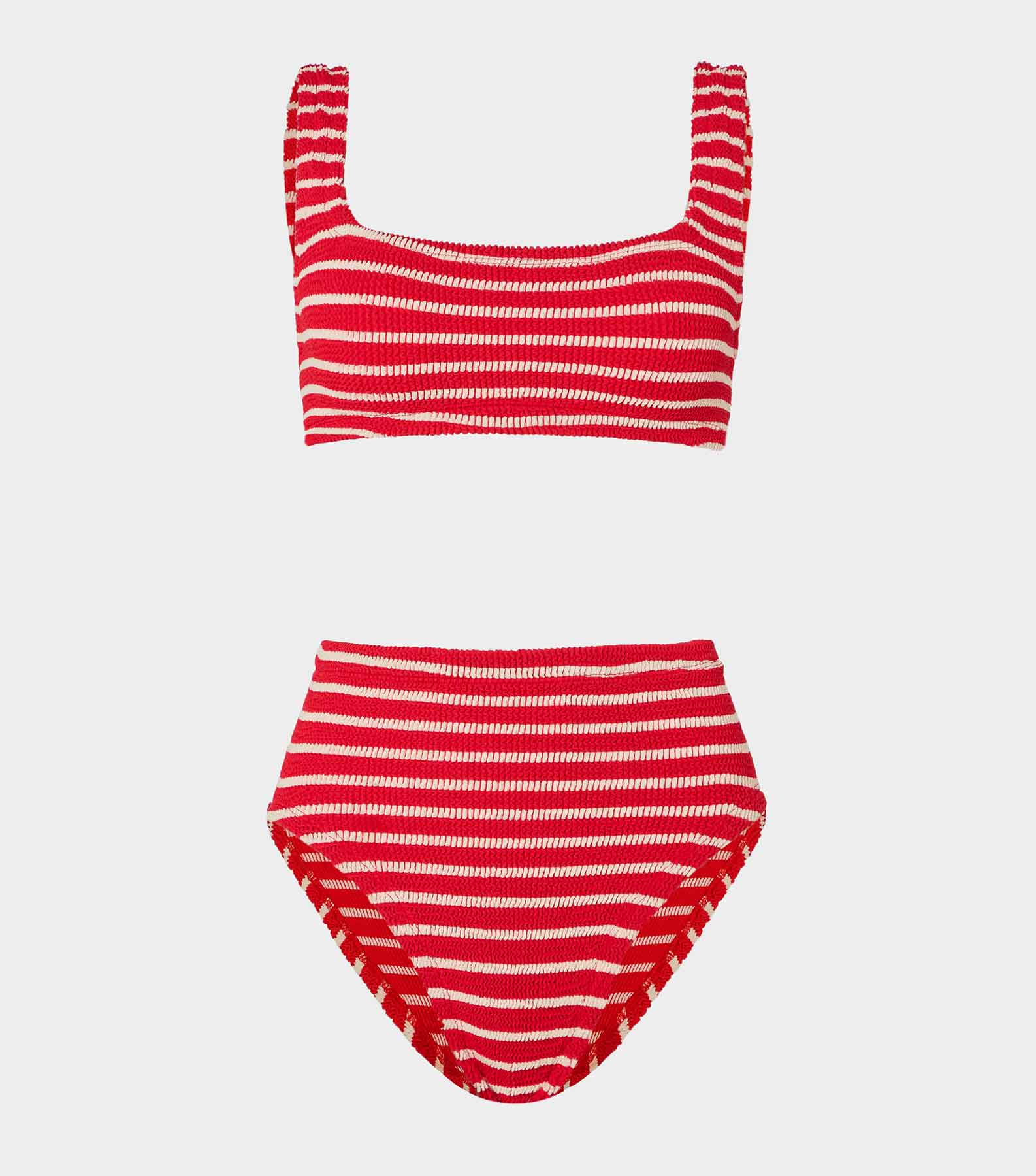 Patricia Bikini - Red/White Stripe
