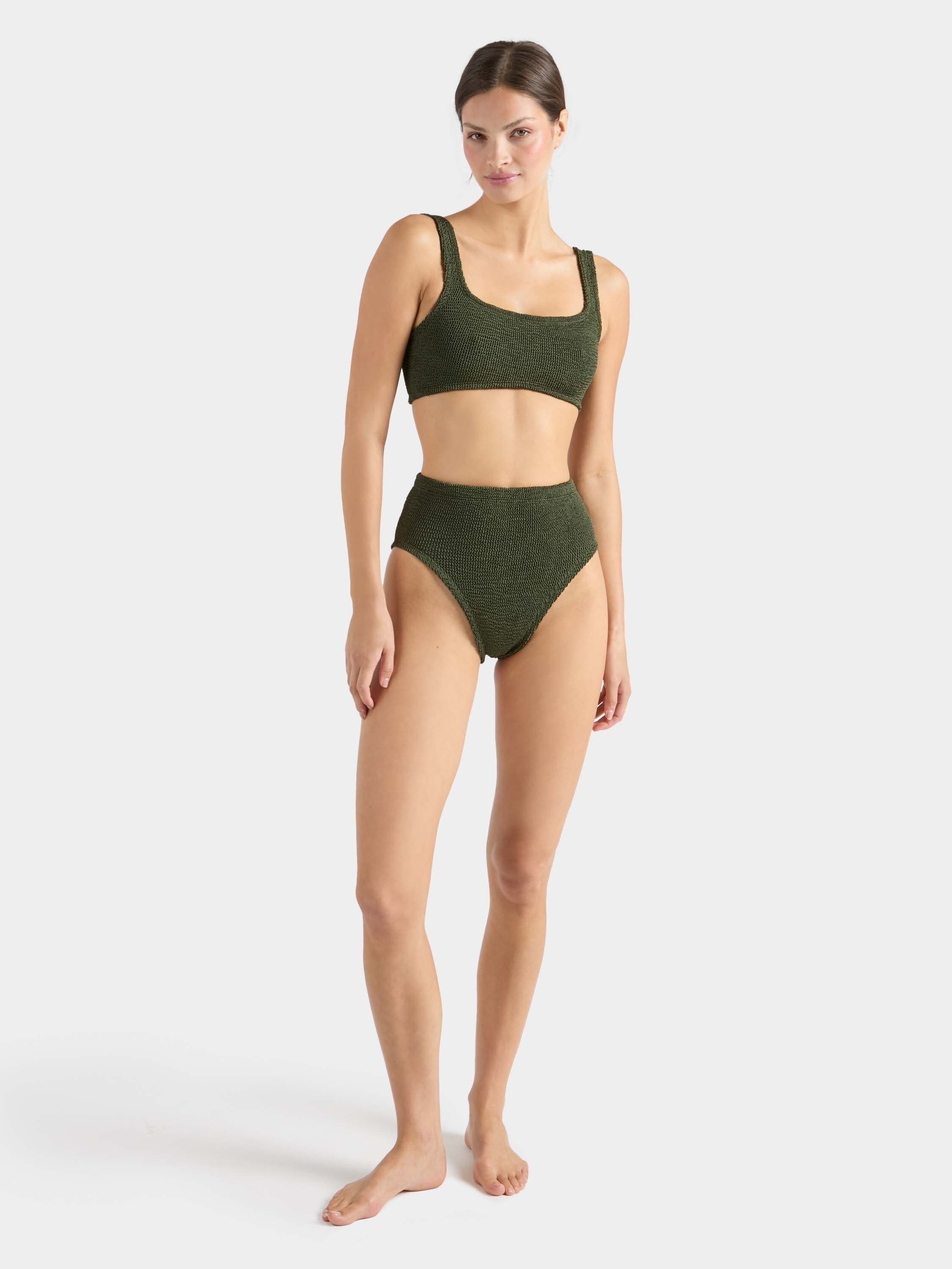 Patricia Bikini - Metallic Khaki