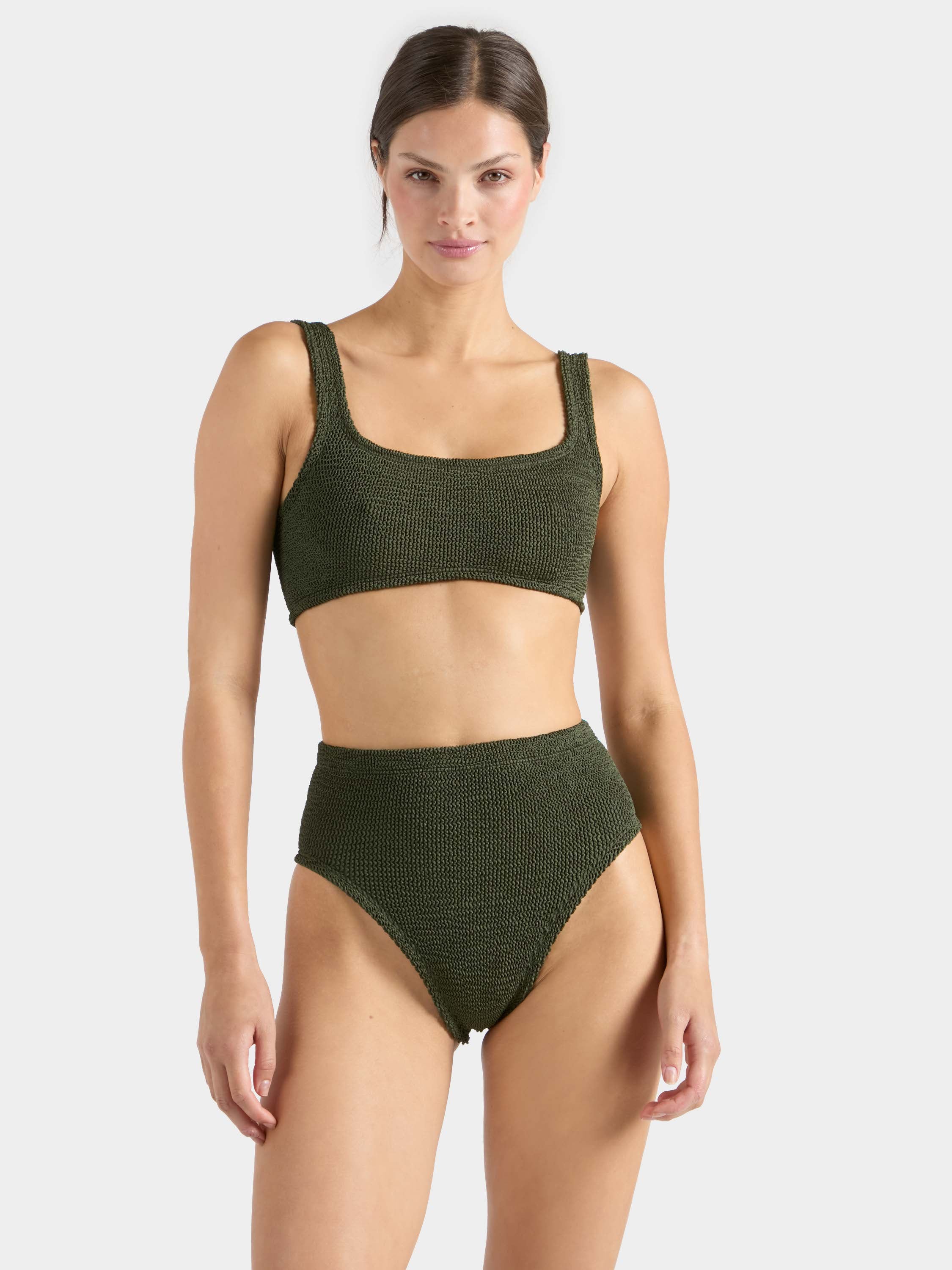 Patricia Bikini - Metallic Khaki