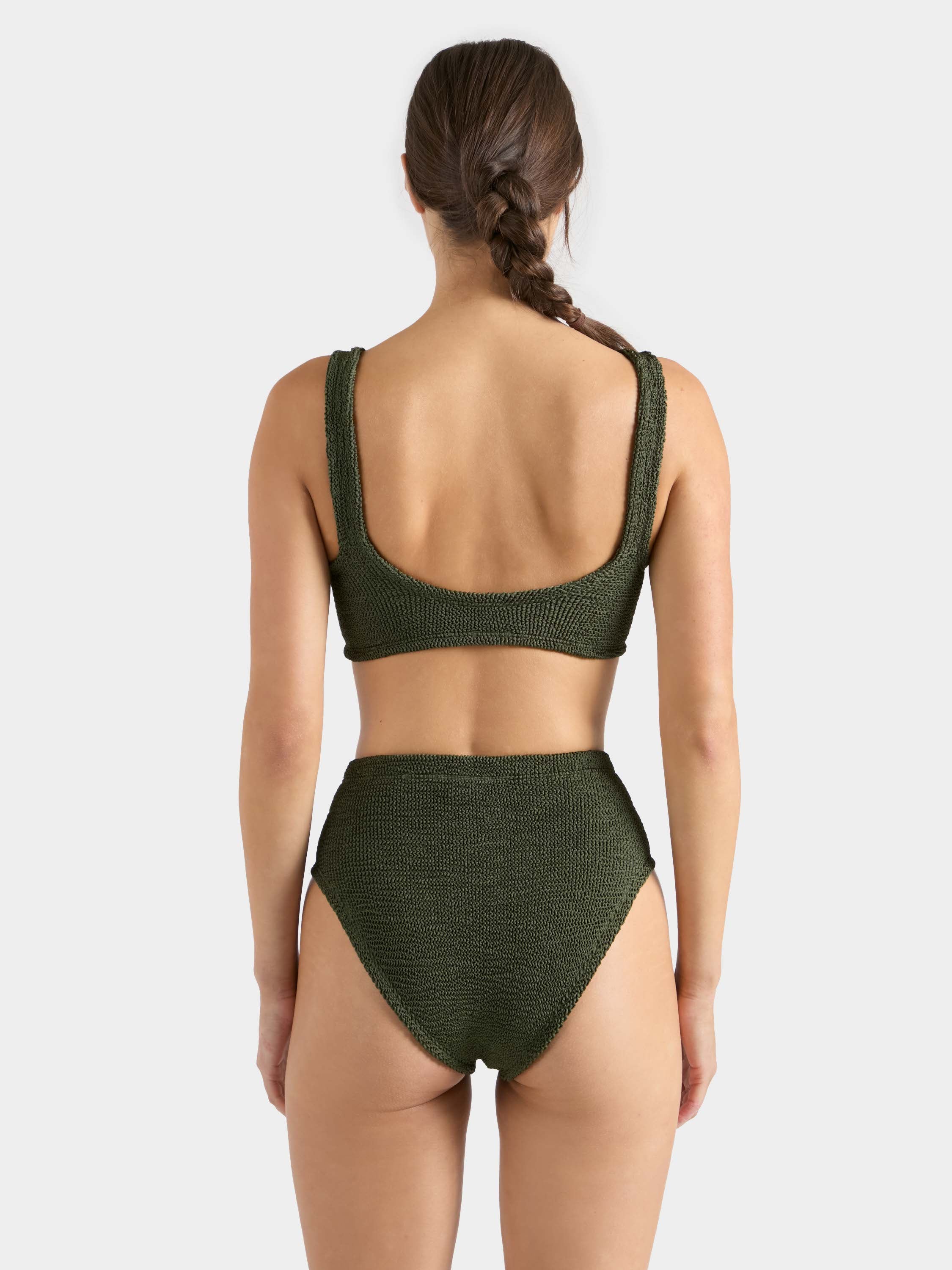 Patricia Bikini - Metallic Khaki