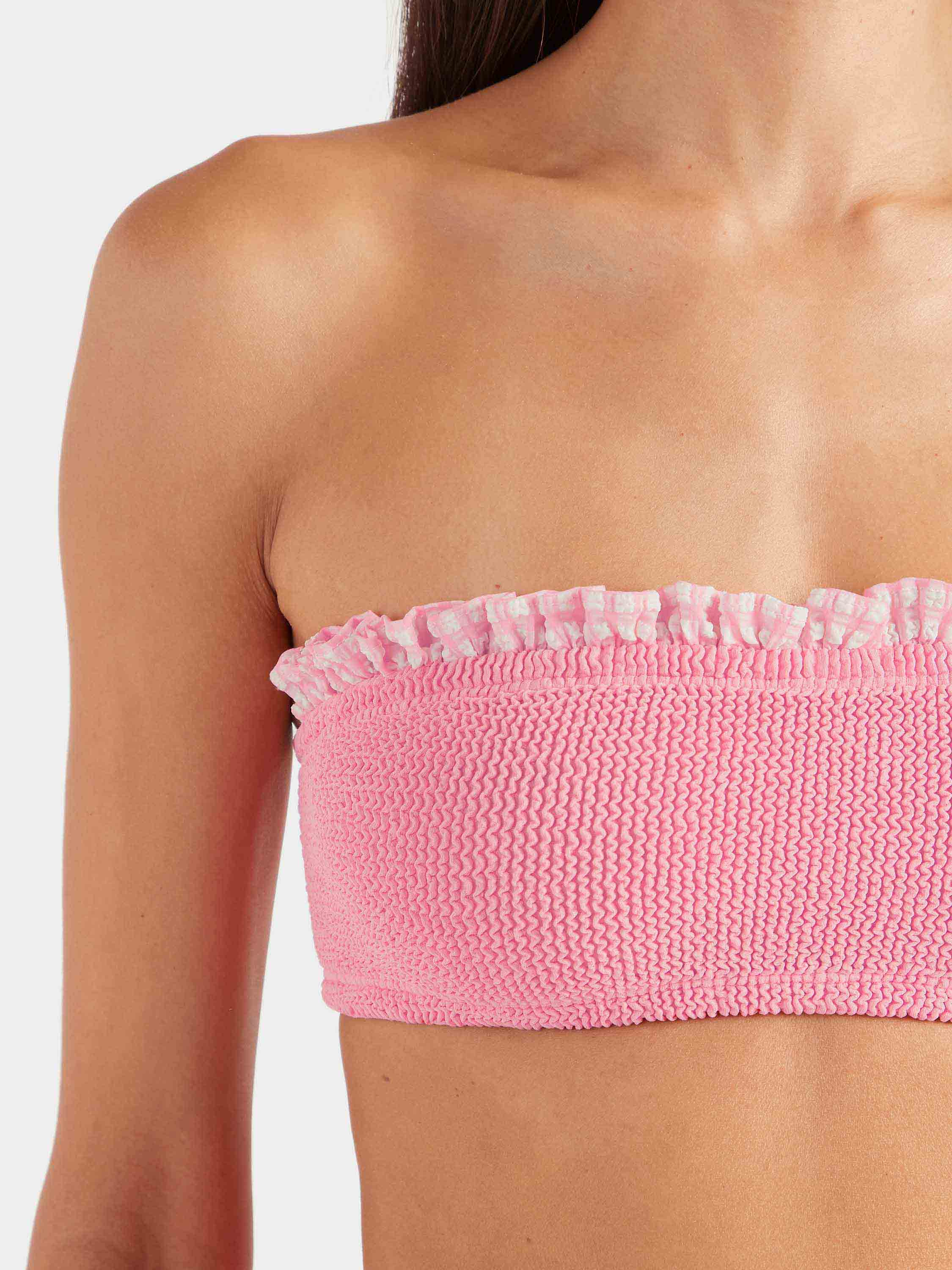 Peggy Bikini - Milkshake Gingham