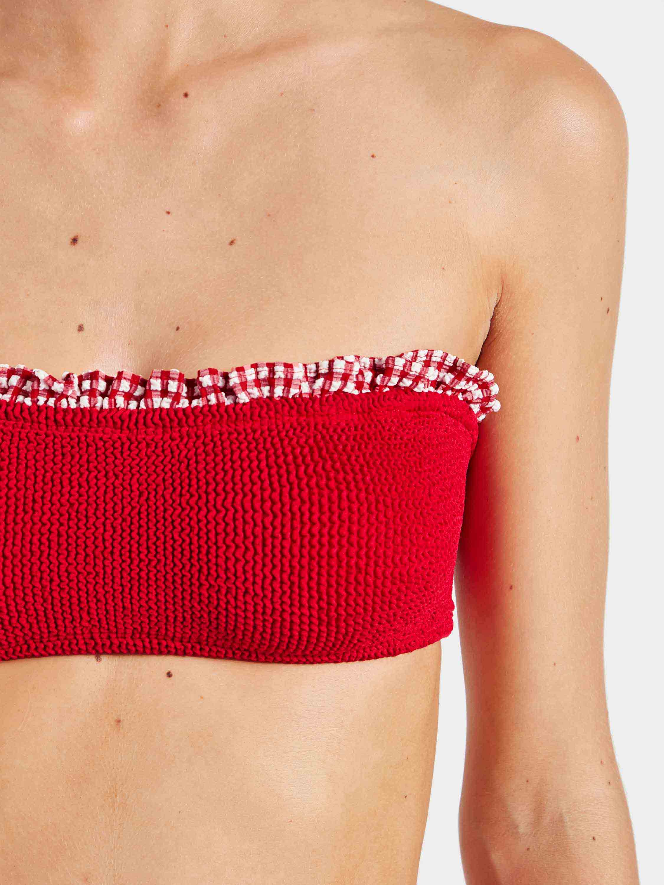 Peggy Bikini - Red Gingham