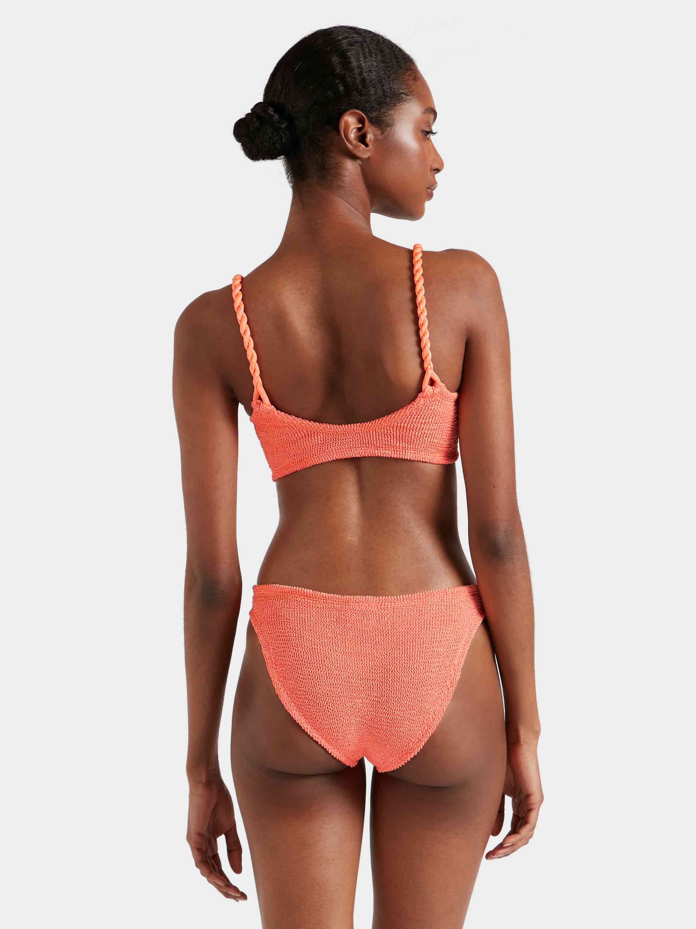 For La Samanna, A Belmond Hotel Phoebe Bikini - Metallic Coral