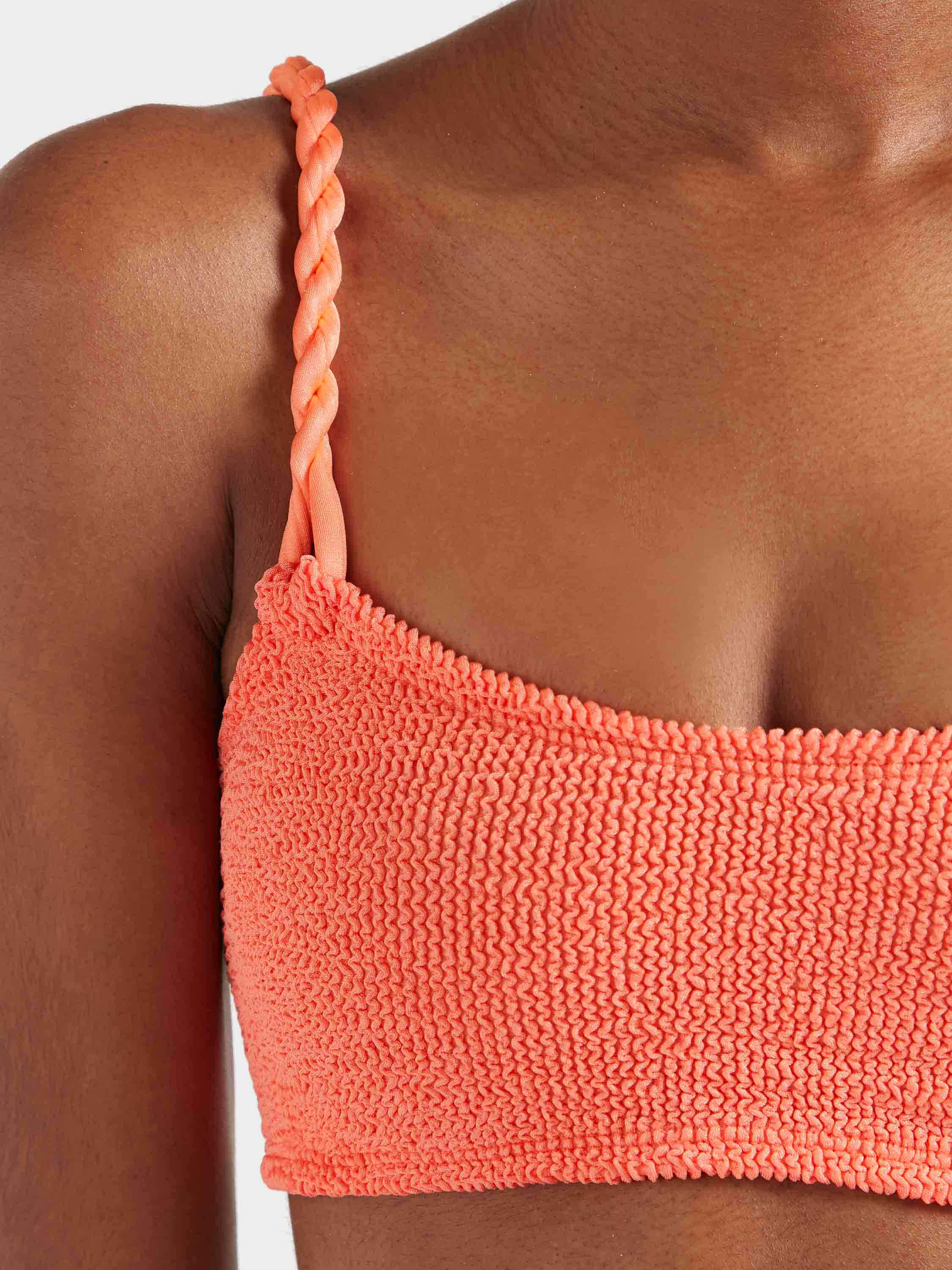 For La Samanna, A Belmond Hotel Phoebe Bikini - Metallic Coral