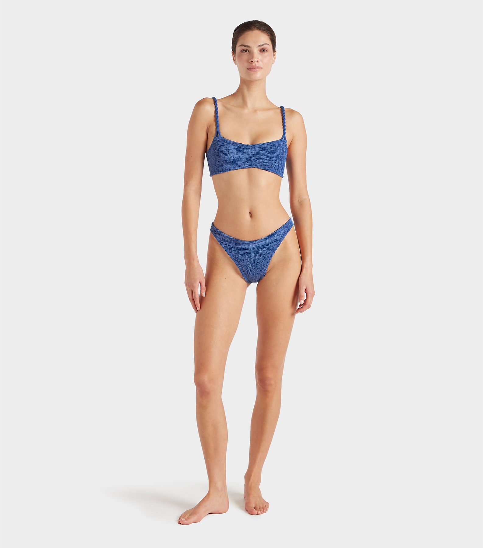 Phoebe Bikini - Metallic Denim
