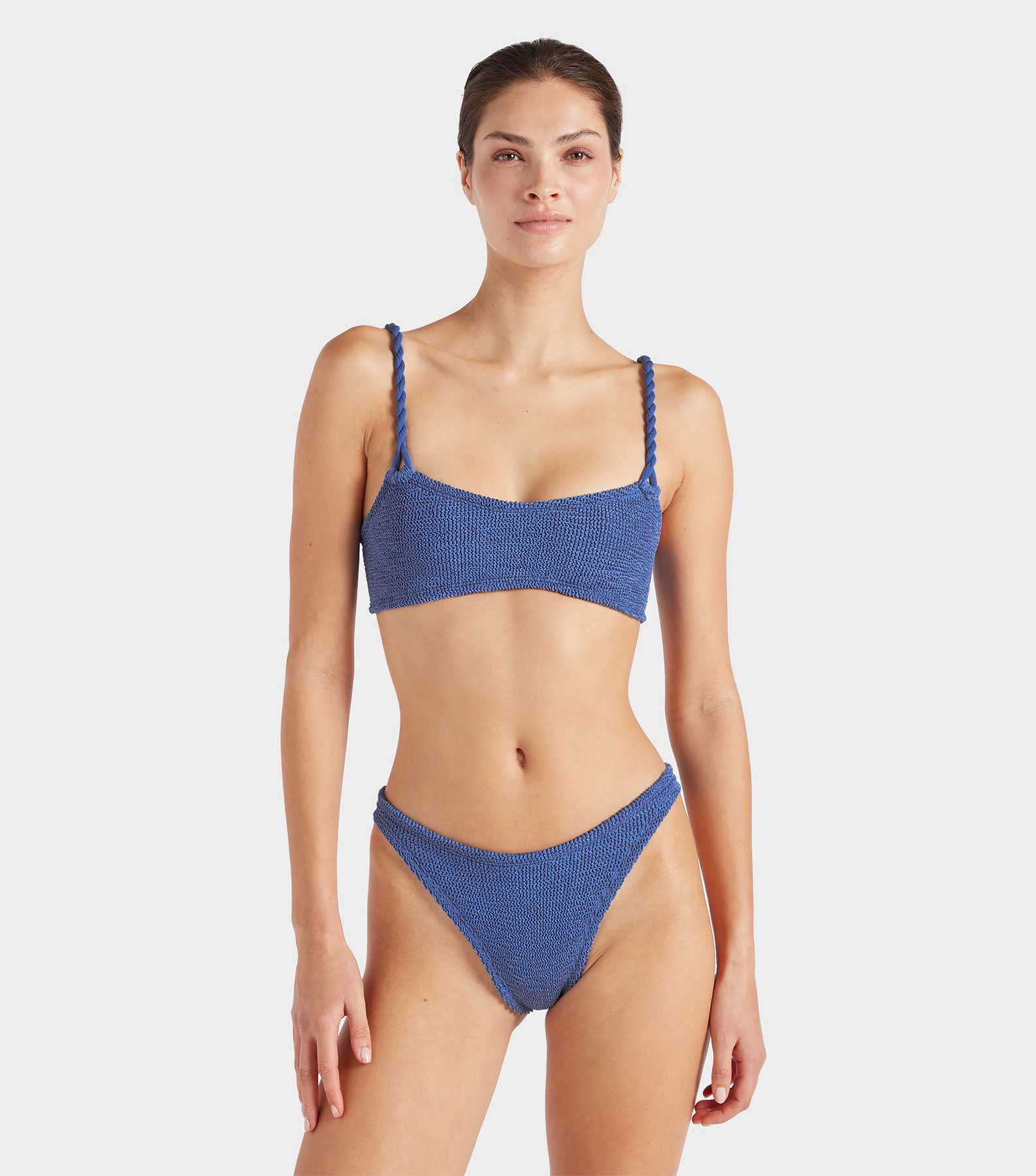 Phoebe Bikini - Metallic Denim