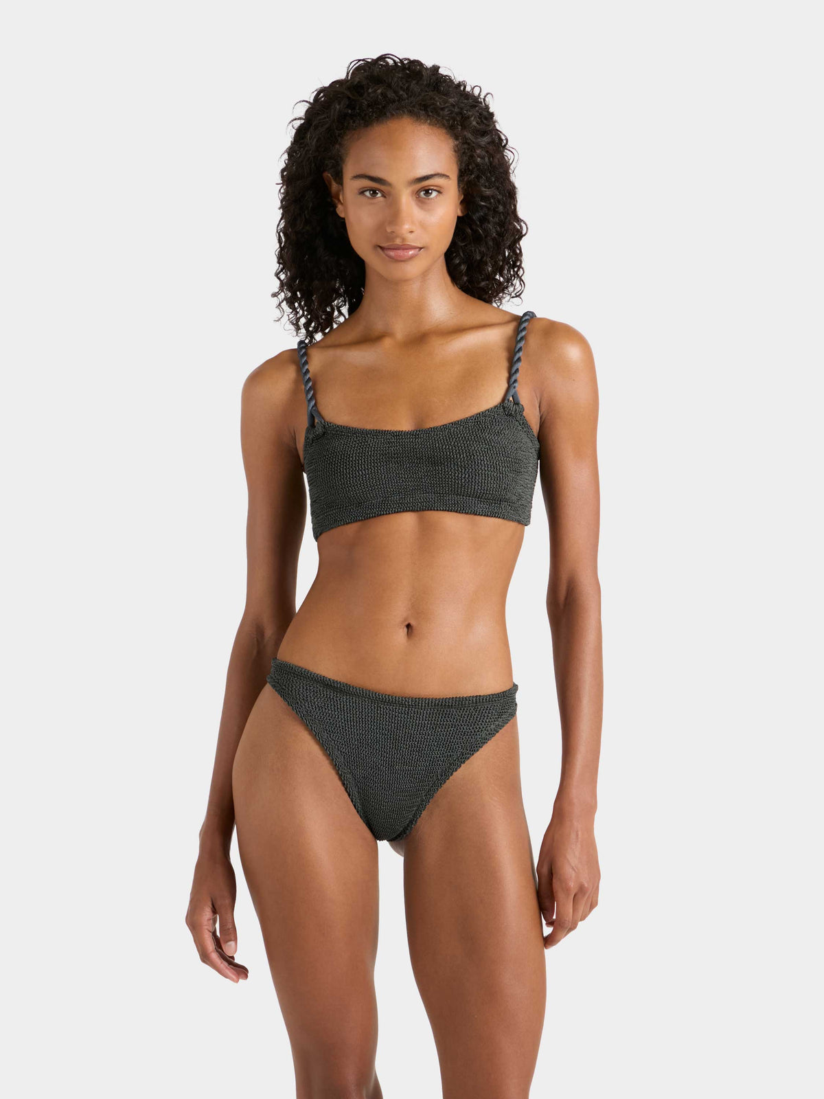 Phoebe Bikini - Metallic Graphite