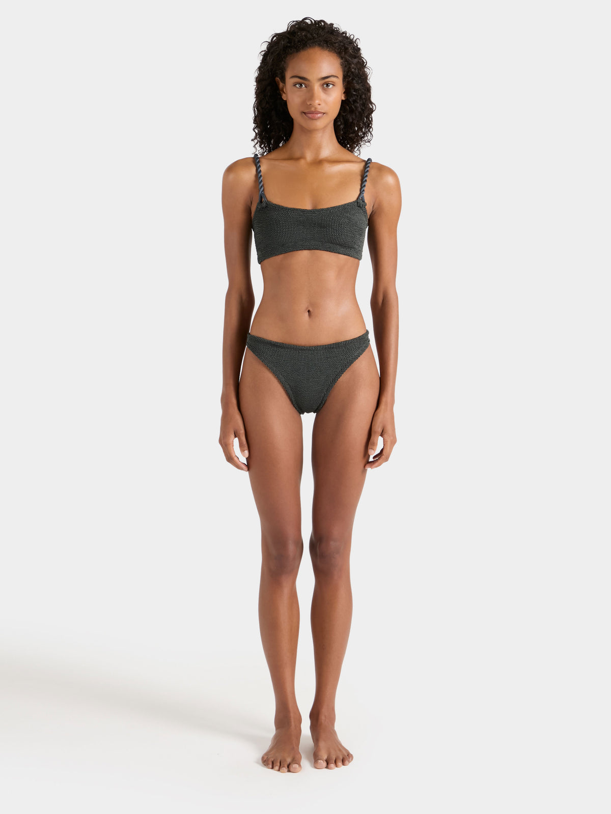 Phoebe Bikini - Metallic Graphite