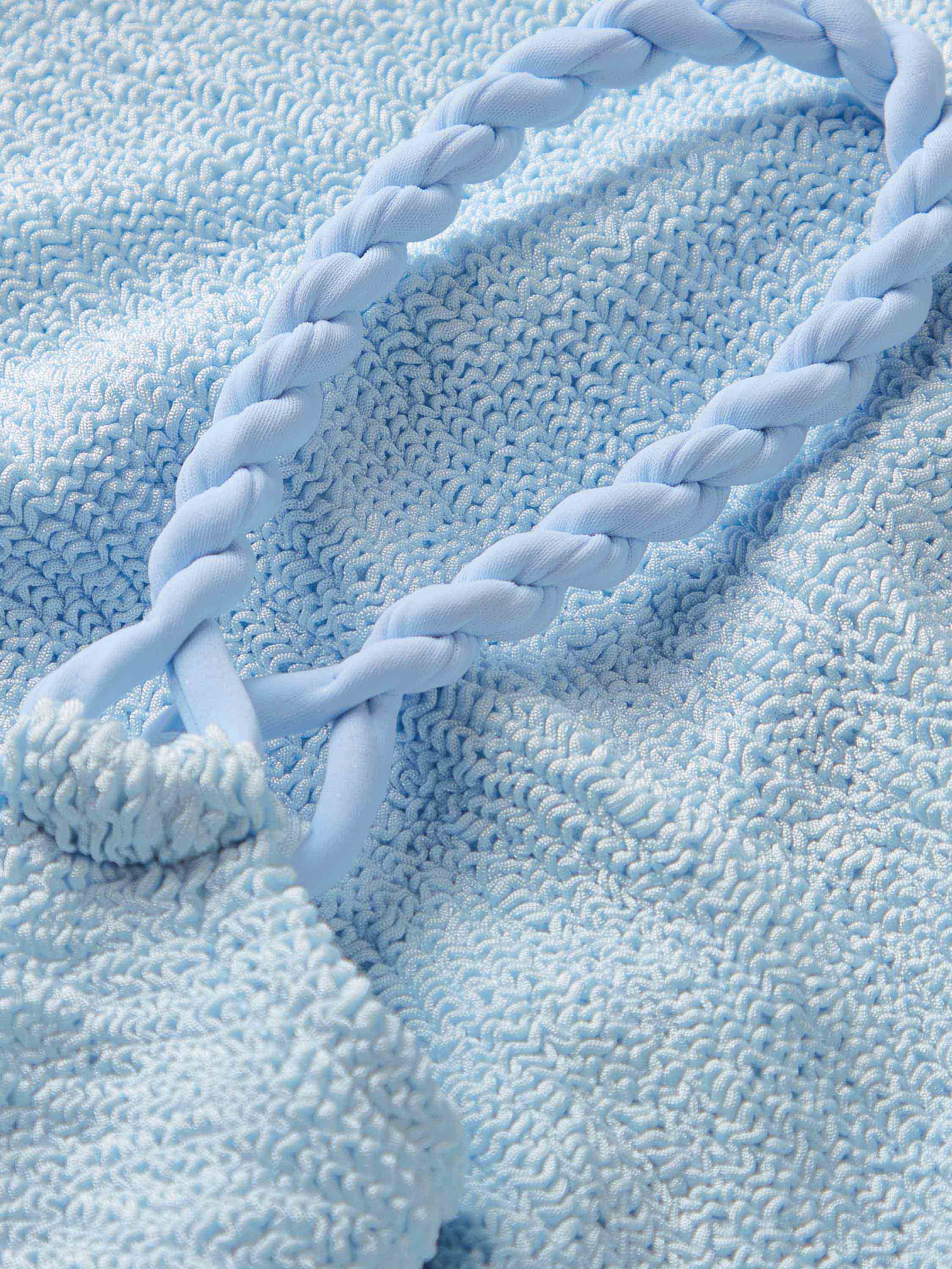 Phoebe Bikini - Metallic Ice Blue