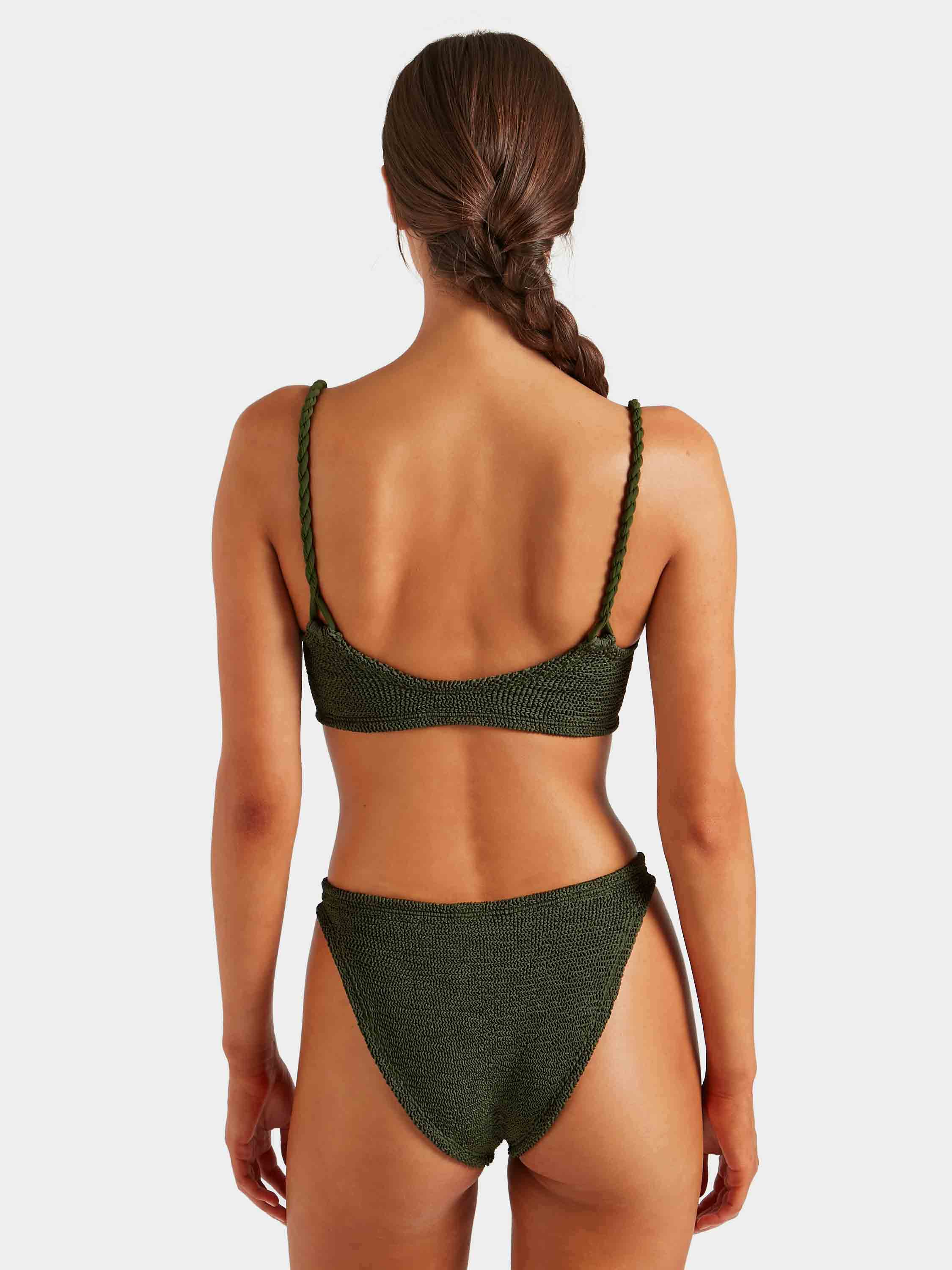 Phoebe Bikini - Metallic Khaki