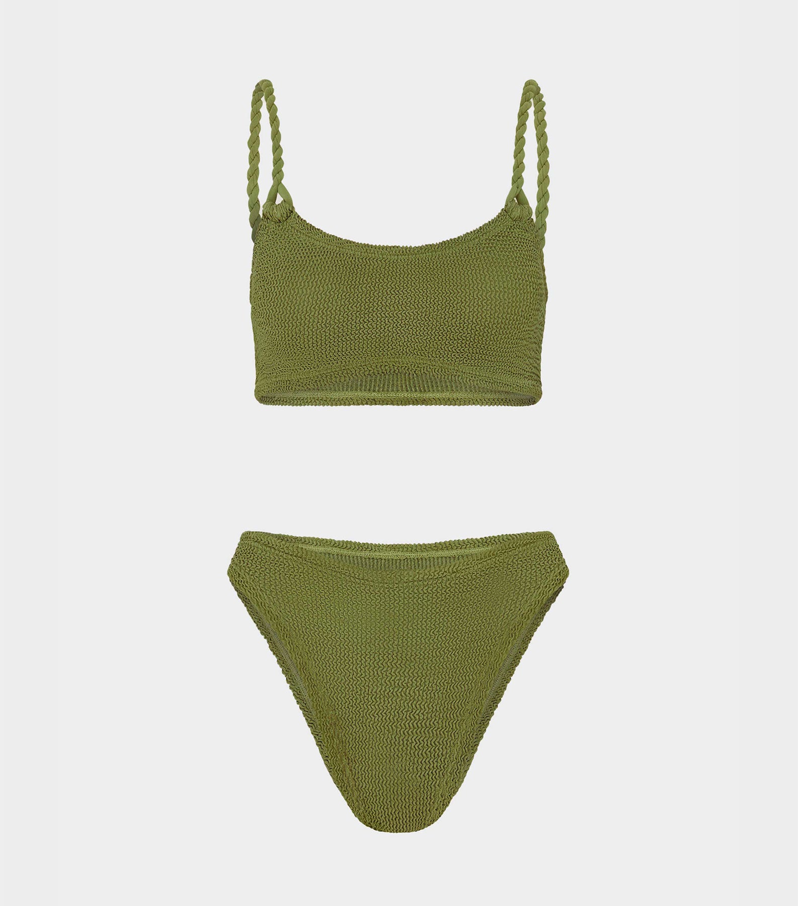 Phoebe Bikini - Metallic Moss