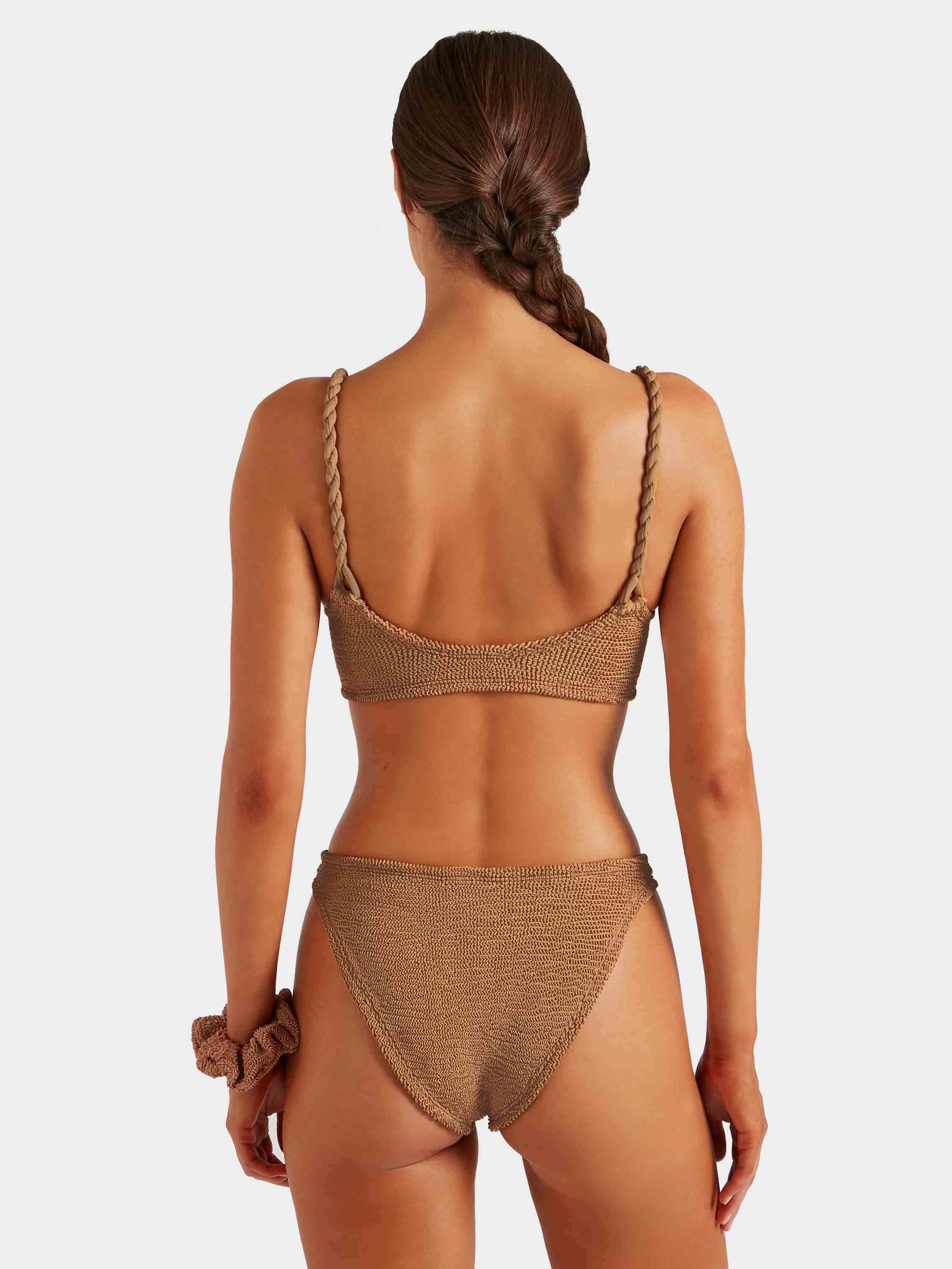Phoebe Bikini - Metallic Cocoa