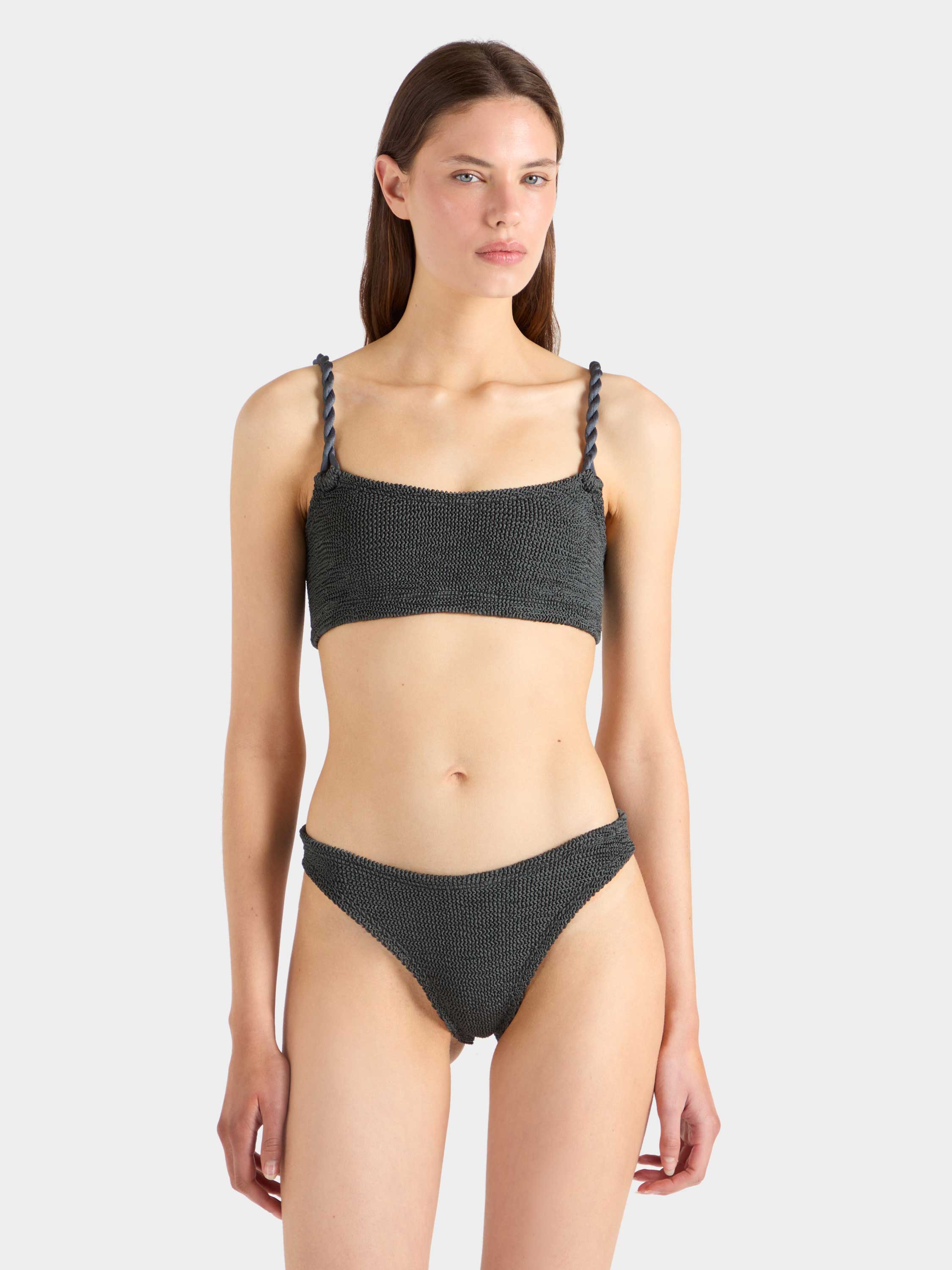 Phoebe Bikini - Metallic Graphite