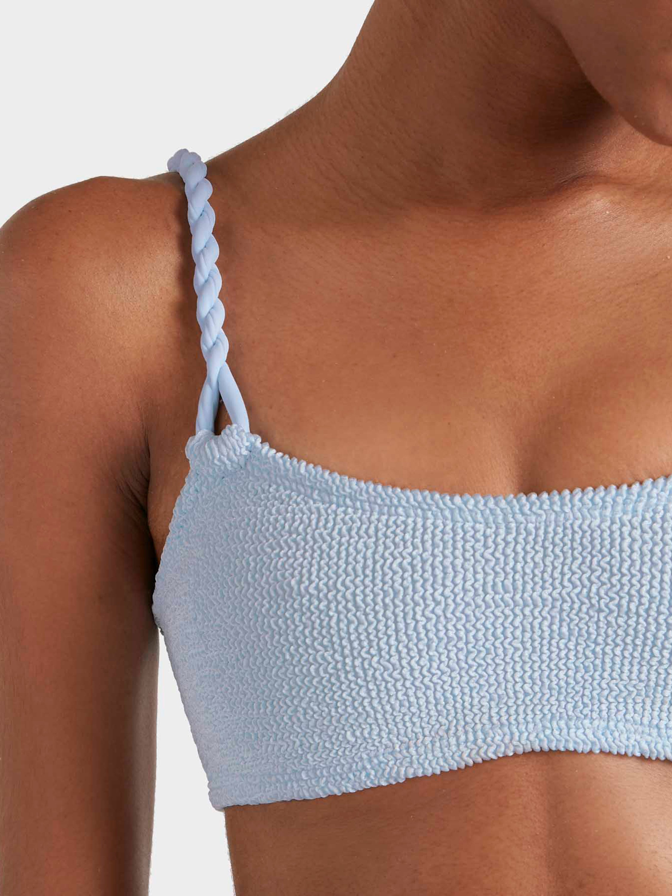 Phoebe Bikini - Metallic Ice Blue