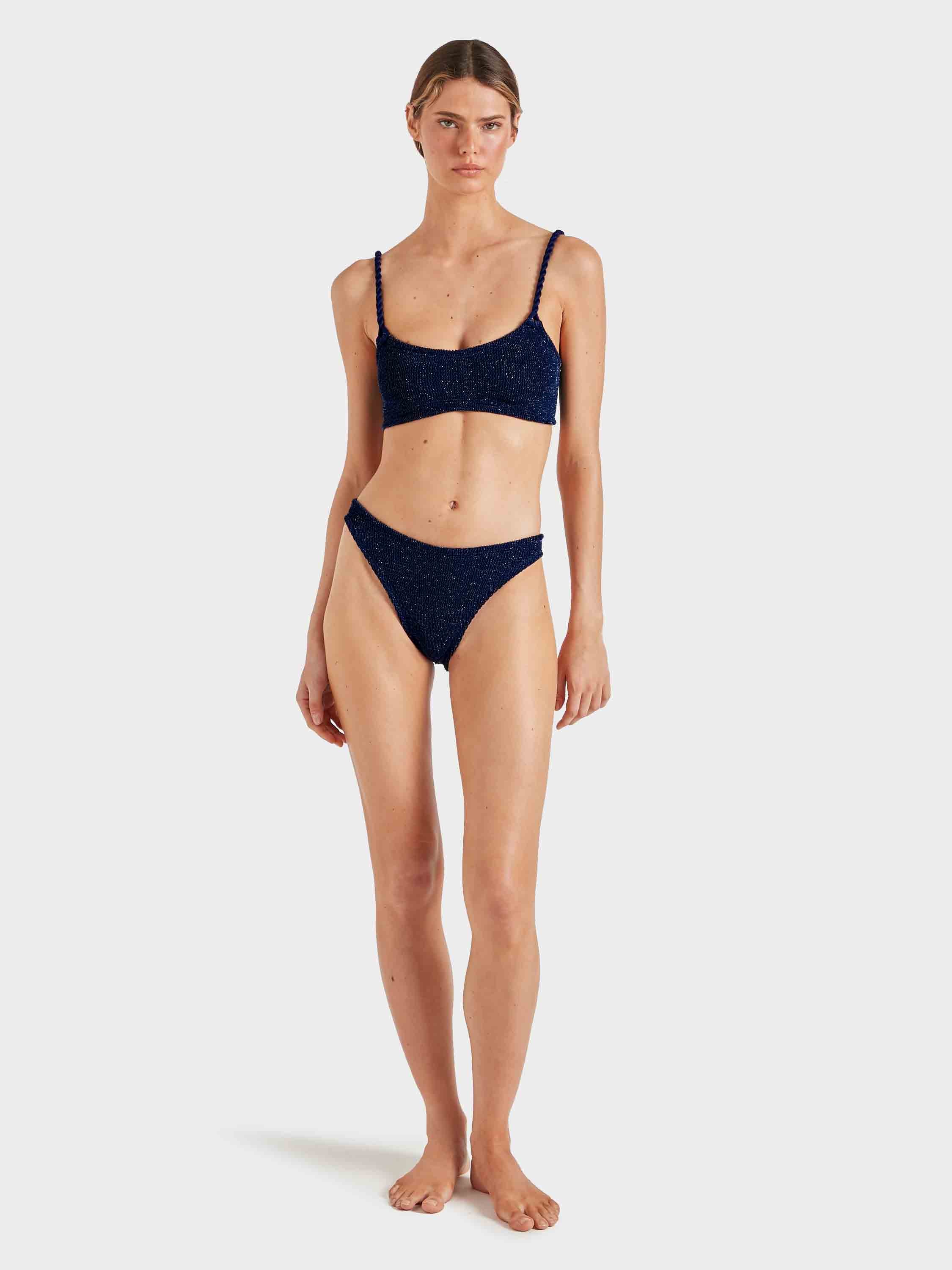 Phoebe Bikini - Navy/Silver