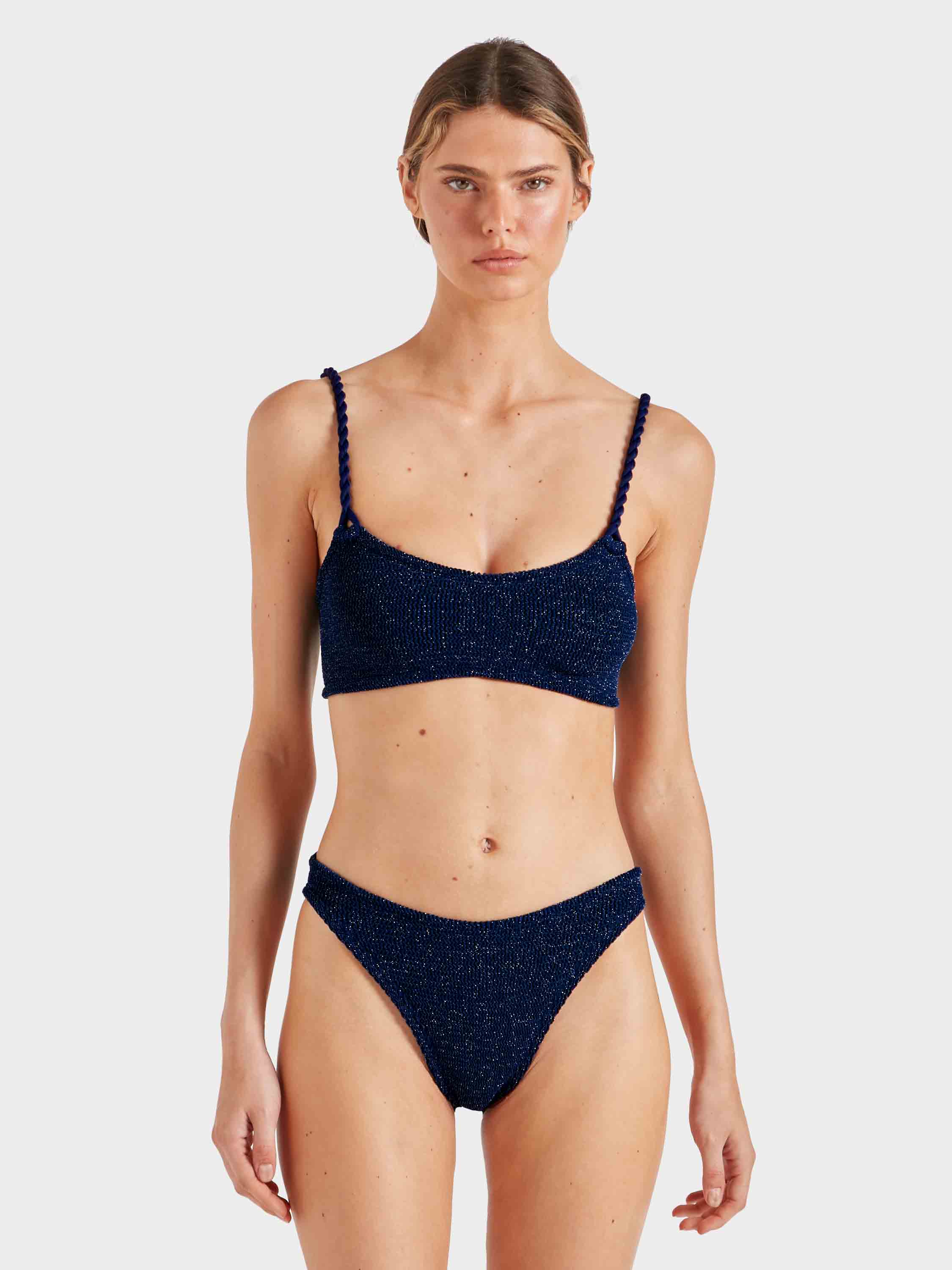 Phoebe Bikini - Navy/Silver