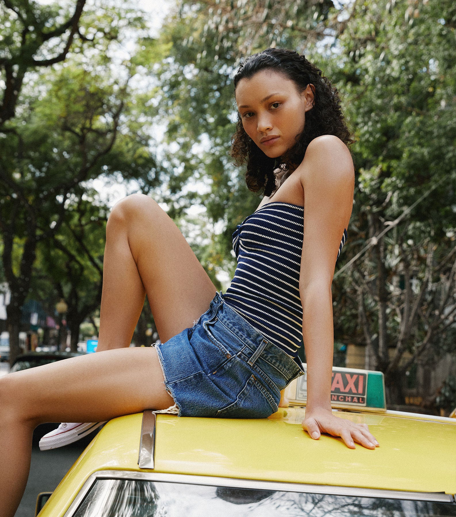 Brooke Swim - Navy/White Stripe