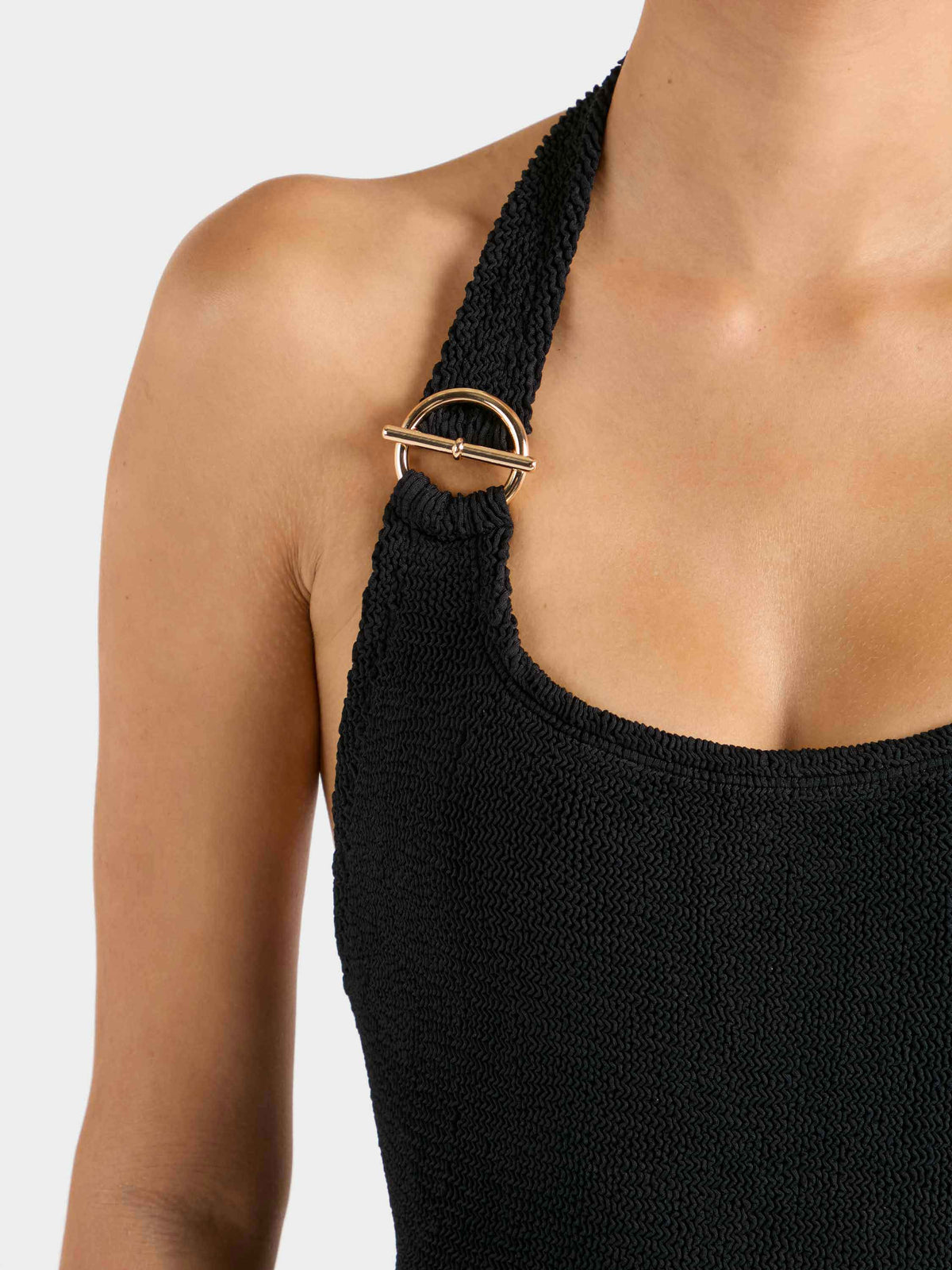 Sandy T Bar Swim - Black