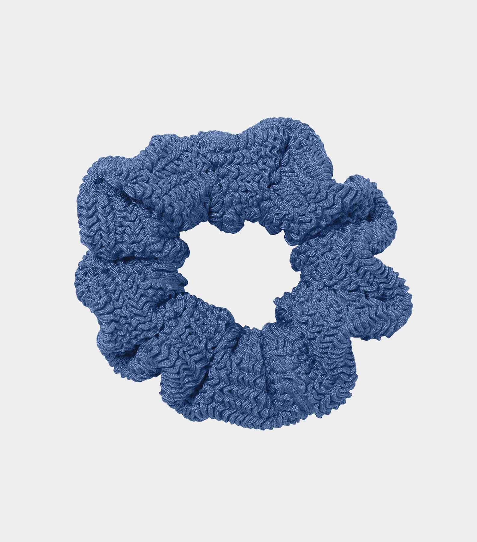 Scrunchie - Metallic Denim
