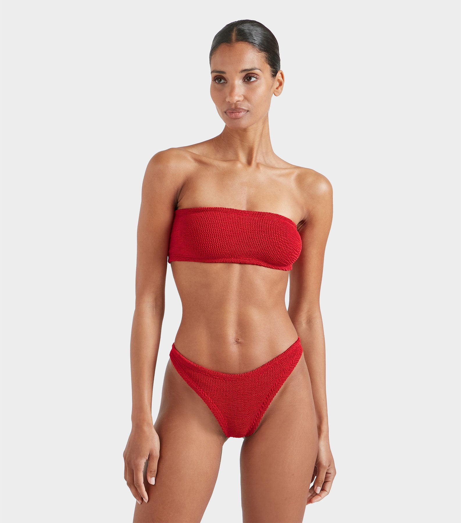 Bandeau Bikini Top - Red