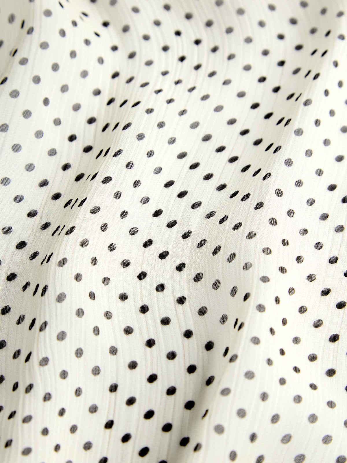 Sheer Skirt - Vanilla polka-dot