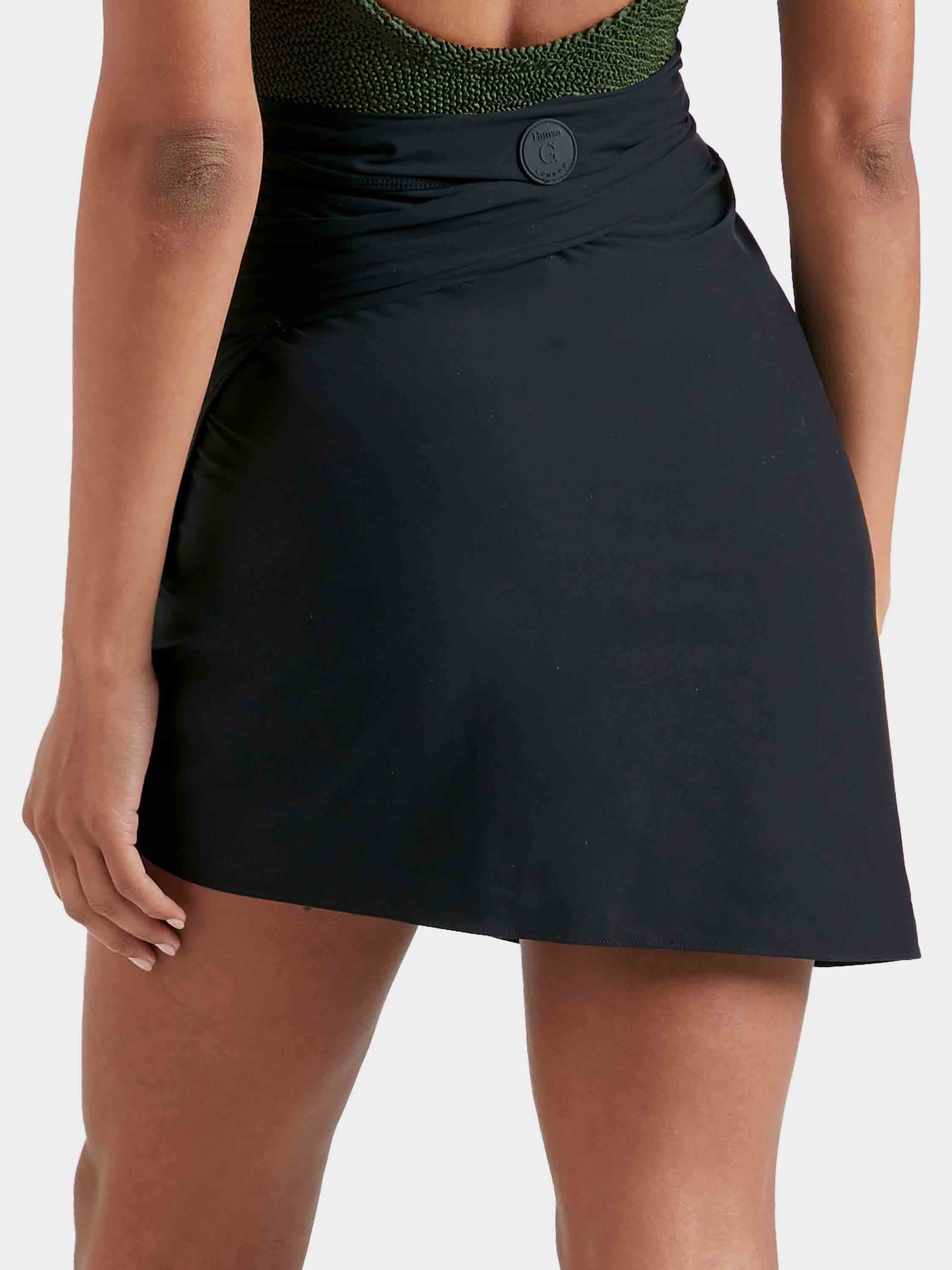 Short UPF 50+ Sarong - Black