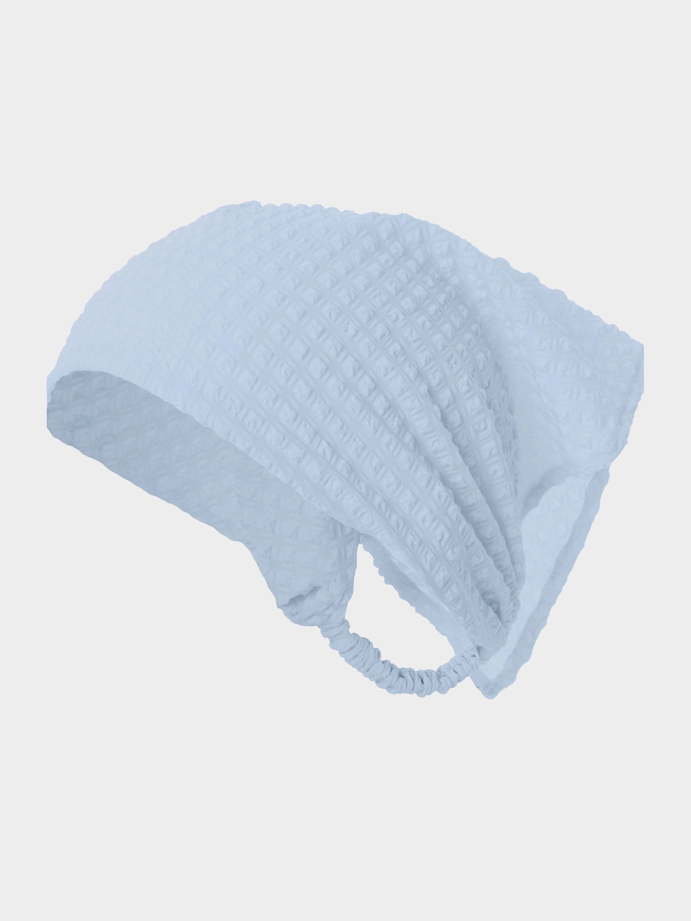 Sofia Headscarf - Seersucker Light Cornflower
