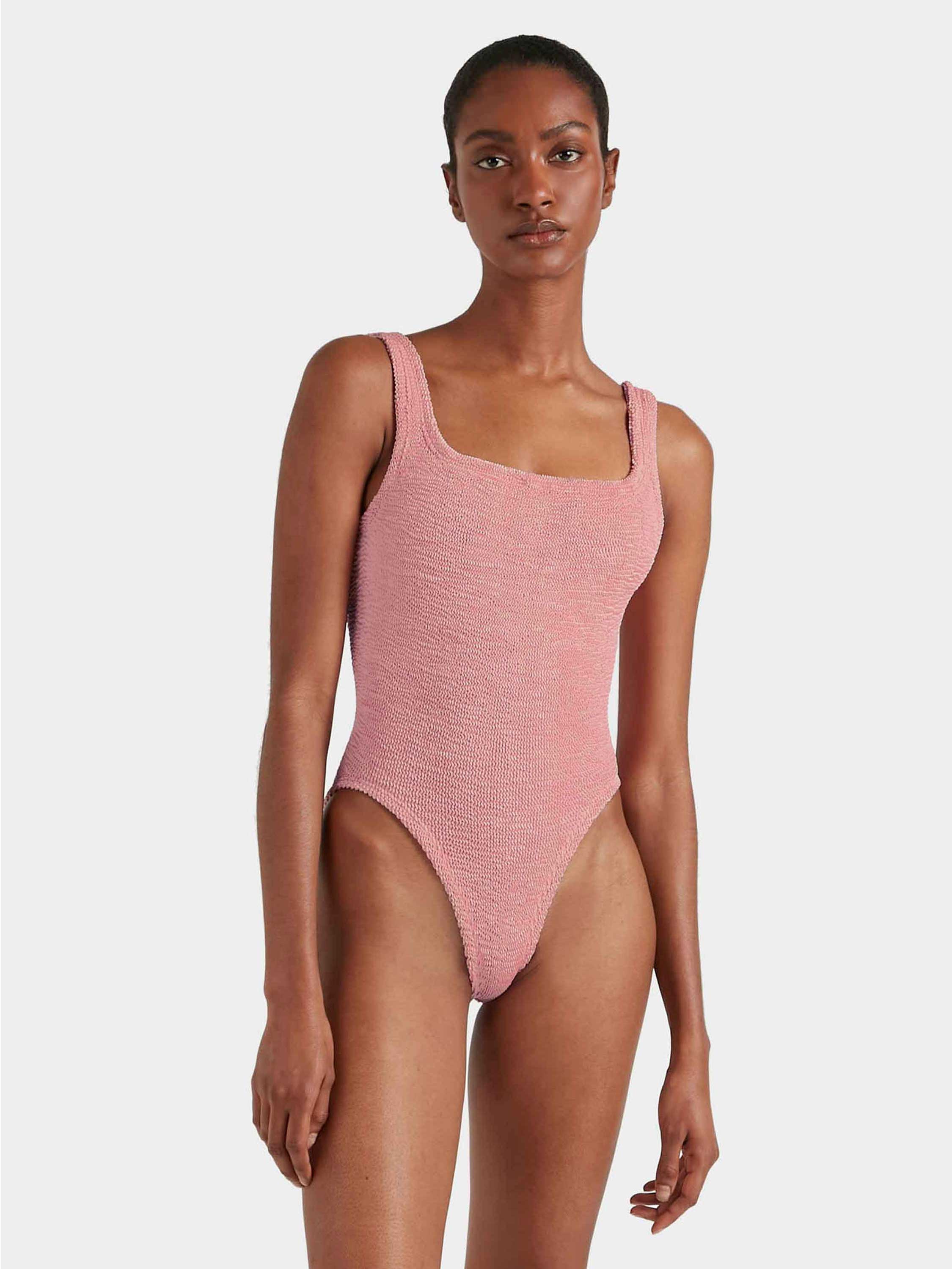 Square Neck Swim - Dusty Pink